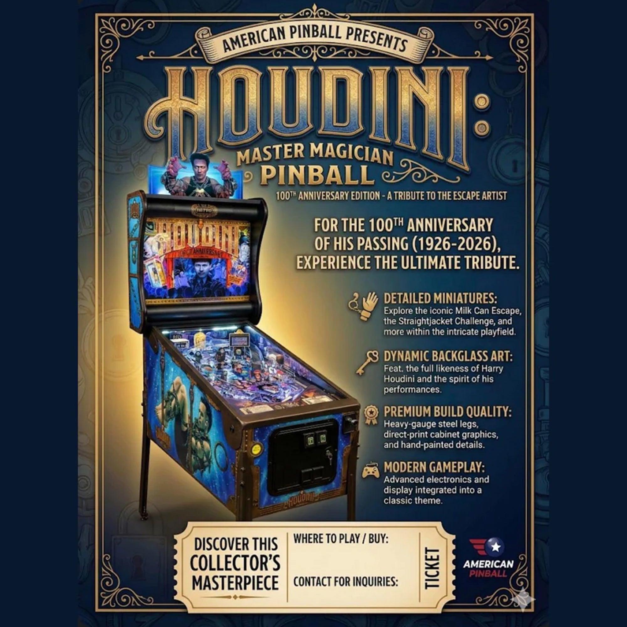 Houdini 100th Edition, Same Magic, Less Mercy