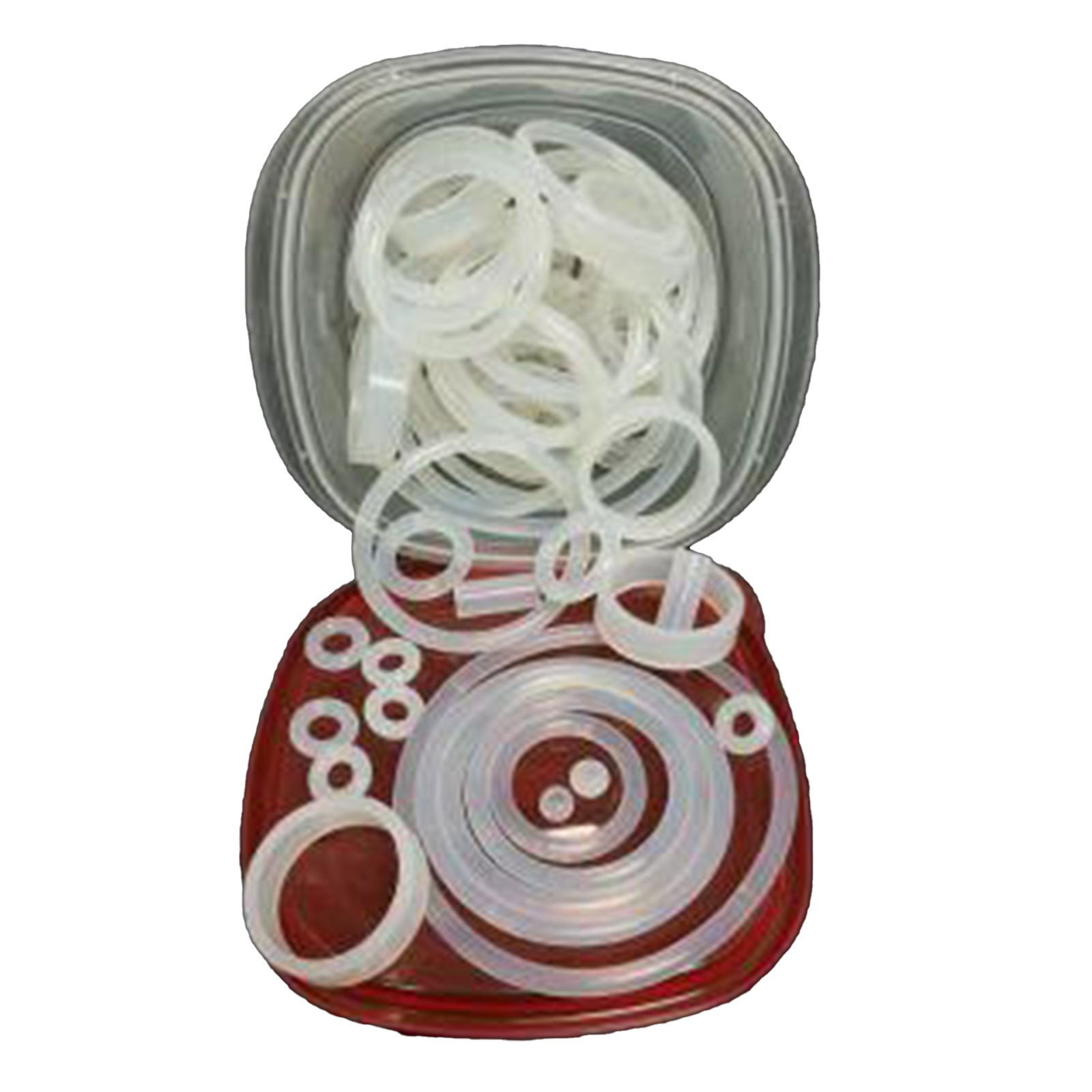 Nitro Pinball Sales Parts & Accessories 125-Piece Translucent Rubber Ring Set/w 6 BLACK Flipper Rubbers