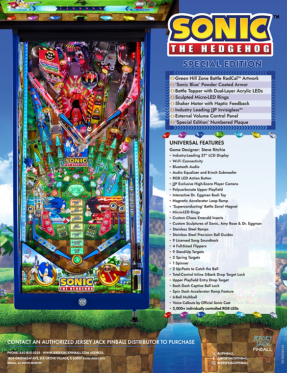 SONIC The Hedgehog Special Edition - PREORDER