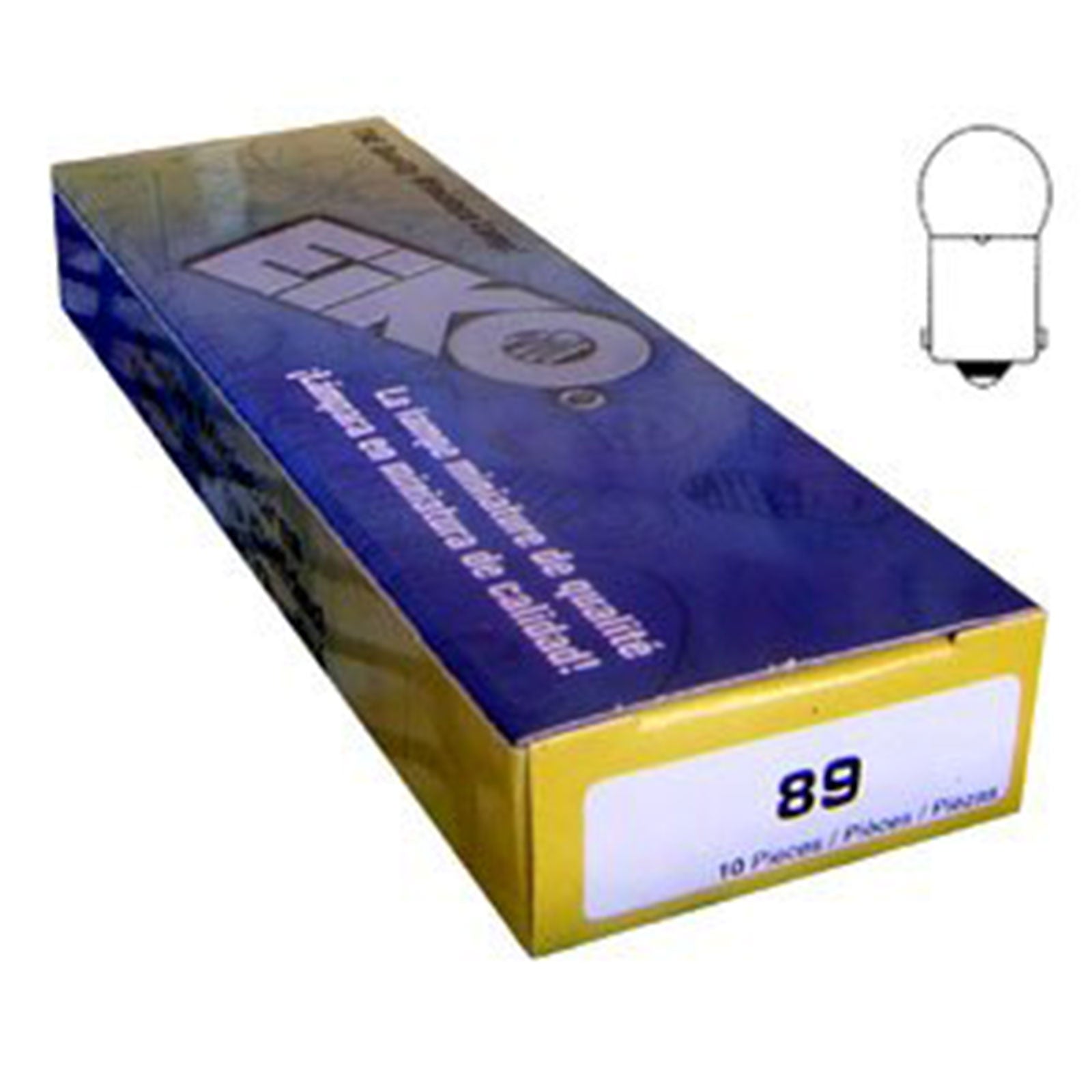 Nitro Pinball Sales Parts & Accessories #89 Bulbs (box of 10) - Bayonet