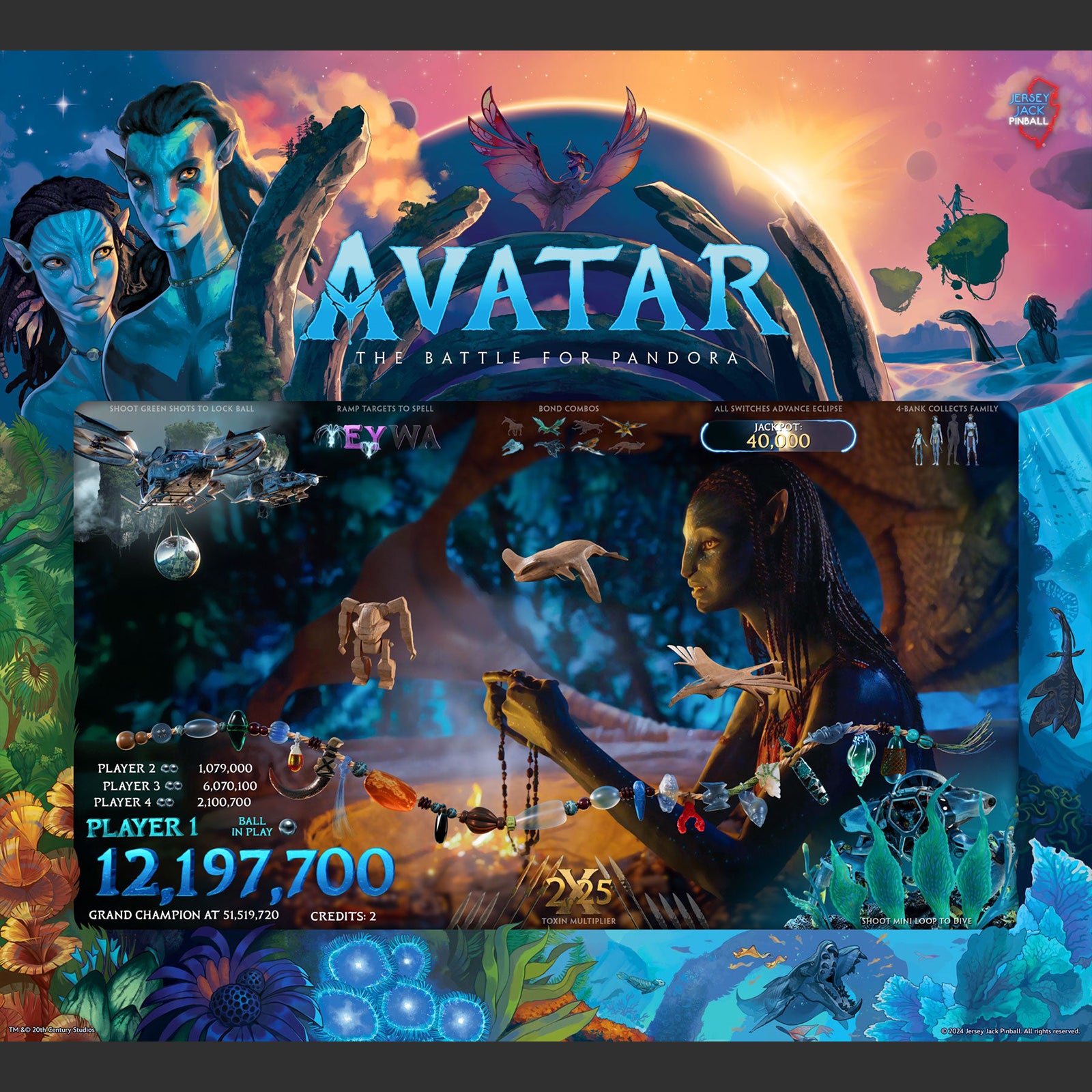 Nitro Pinball Sales Canada AVATAR Limited Edition Spooky Pinball Machine