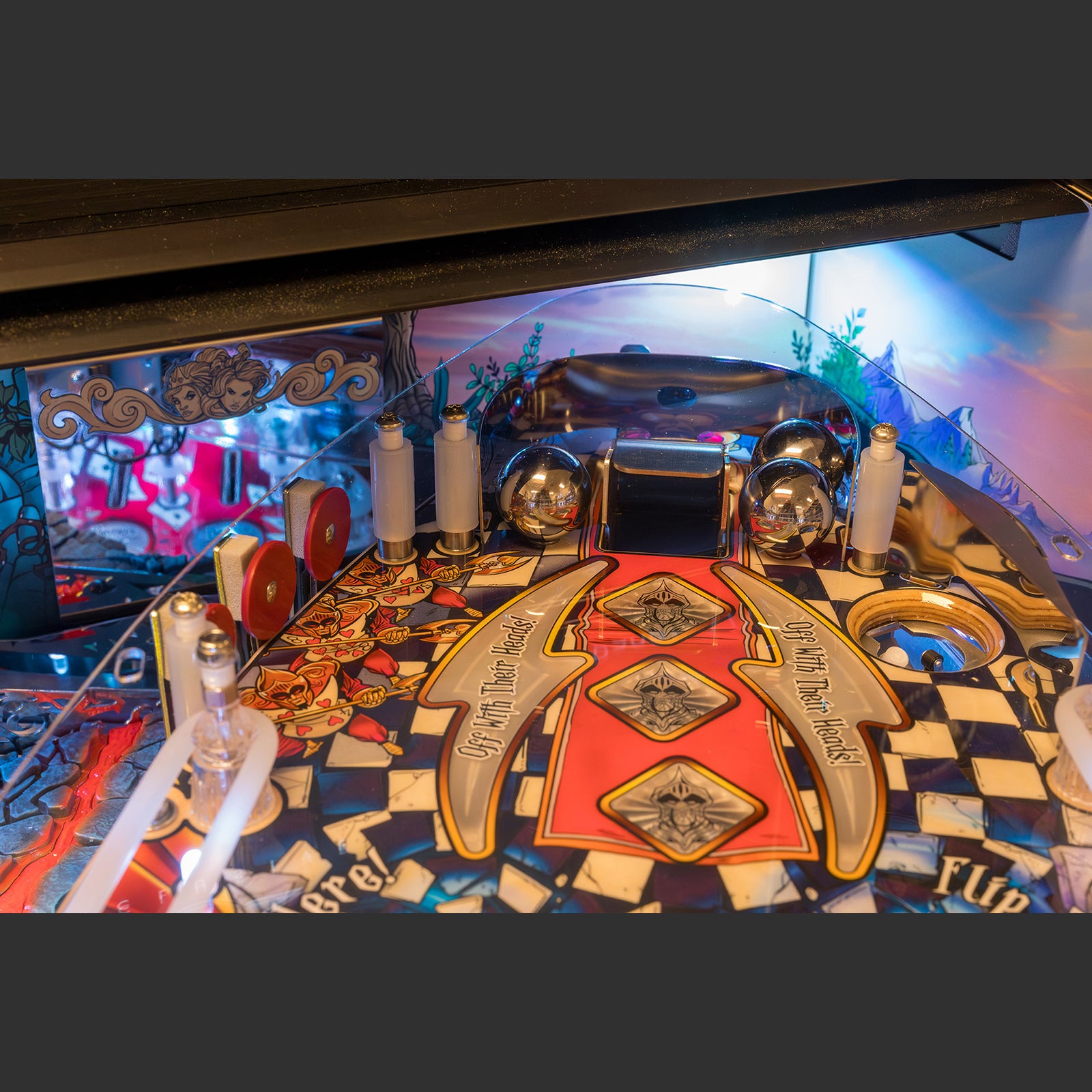 Nitro Pinball Sales Alice’s Adventures in Wonderland by DPX Dutch Pinball Machine Playfield