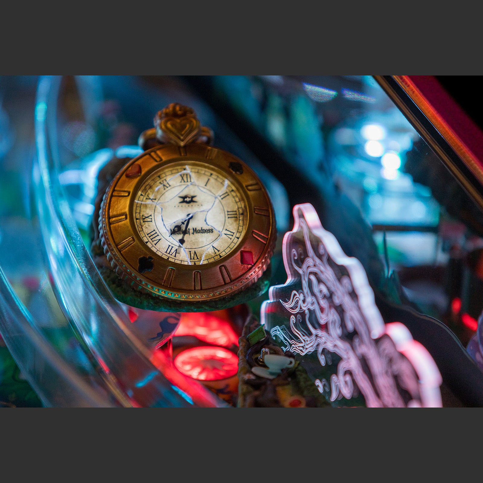Nitro Pinball Sales Alice’s Adventures in Wonderland by DPX Dutch Pinball Machine Playfield