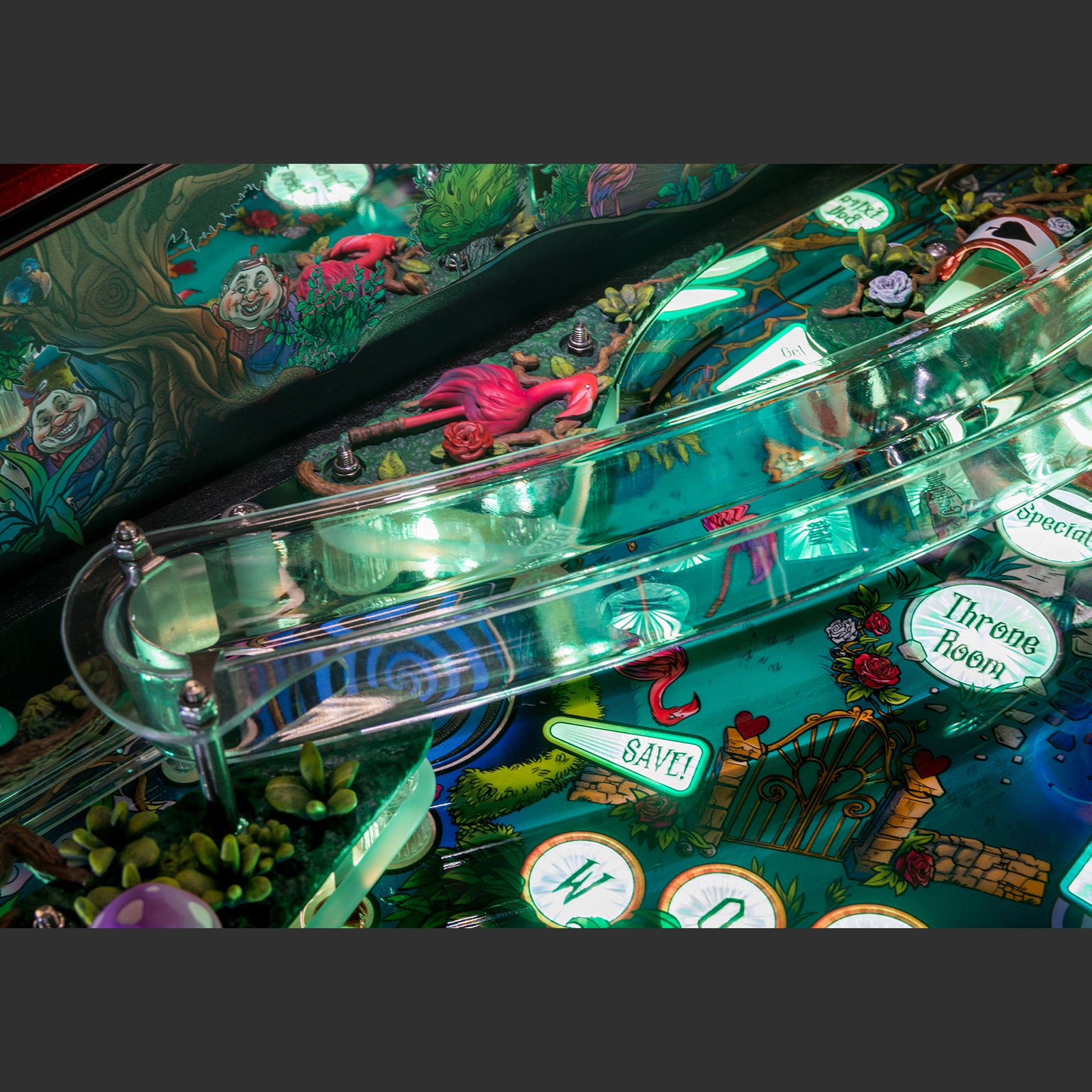 Nitro Pinball Sales Alice’s Adventures in Wonderland by DPX Dutch Pinball Machine Playfield