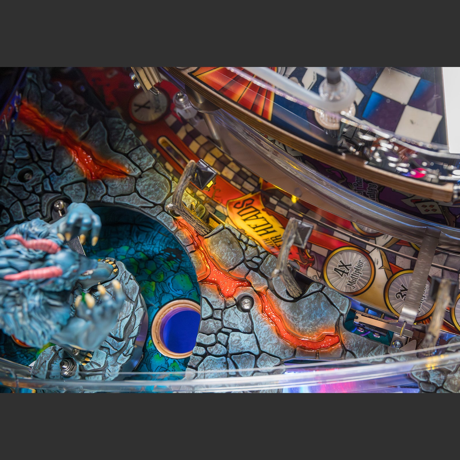 Nitro Pinball Sales Alice’s Adventures in Wonderland by DPX Dutch Pinball Machine Playfield