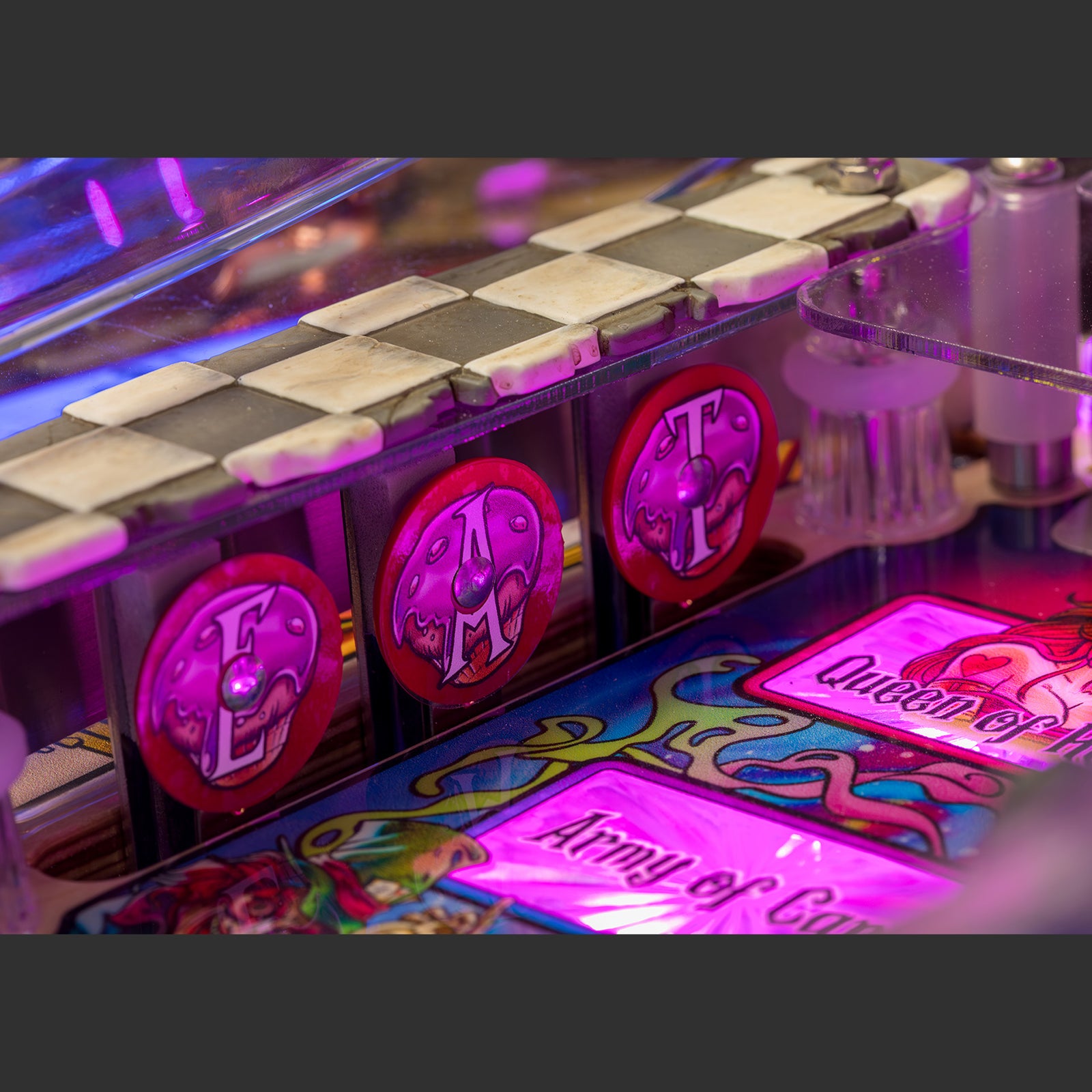 Nitro Pinball Sales Alice’s Adventures in Wonderland by DPX Dutch Pinball Machine Playfield
