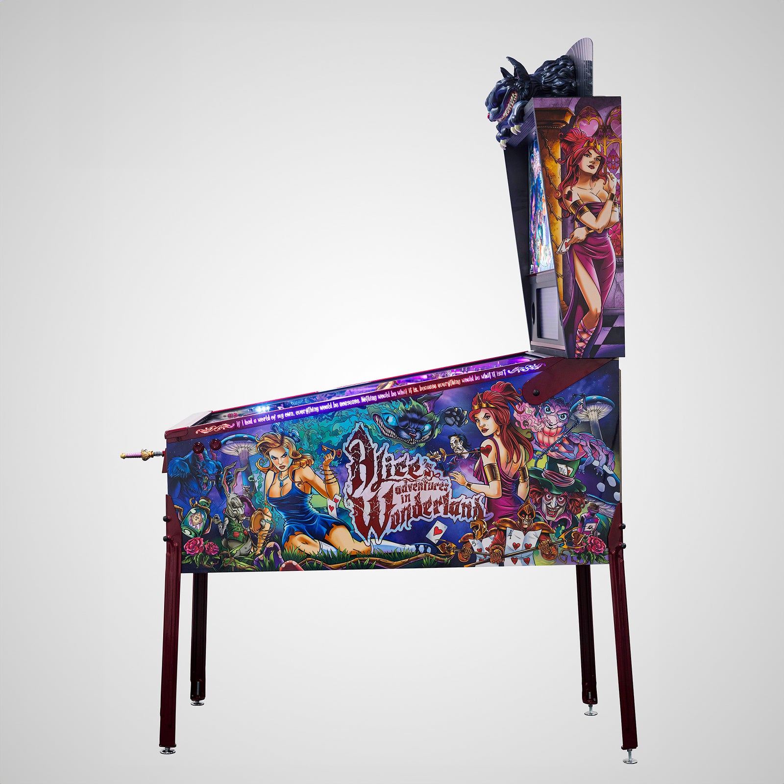 Nitro Pinball Sales Alice’s Adventures in Wonderland by DPX Dutch Pinball Machine