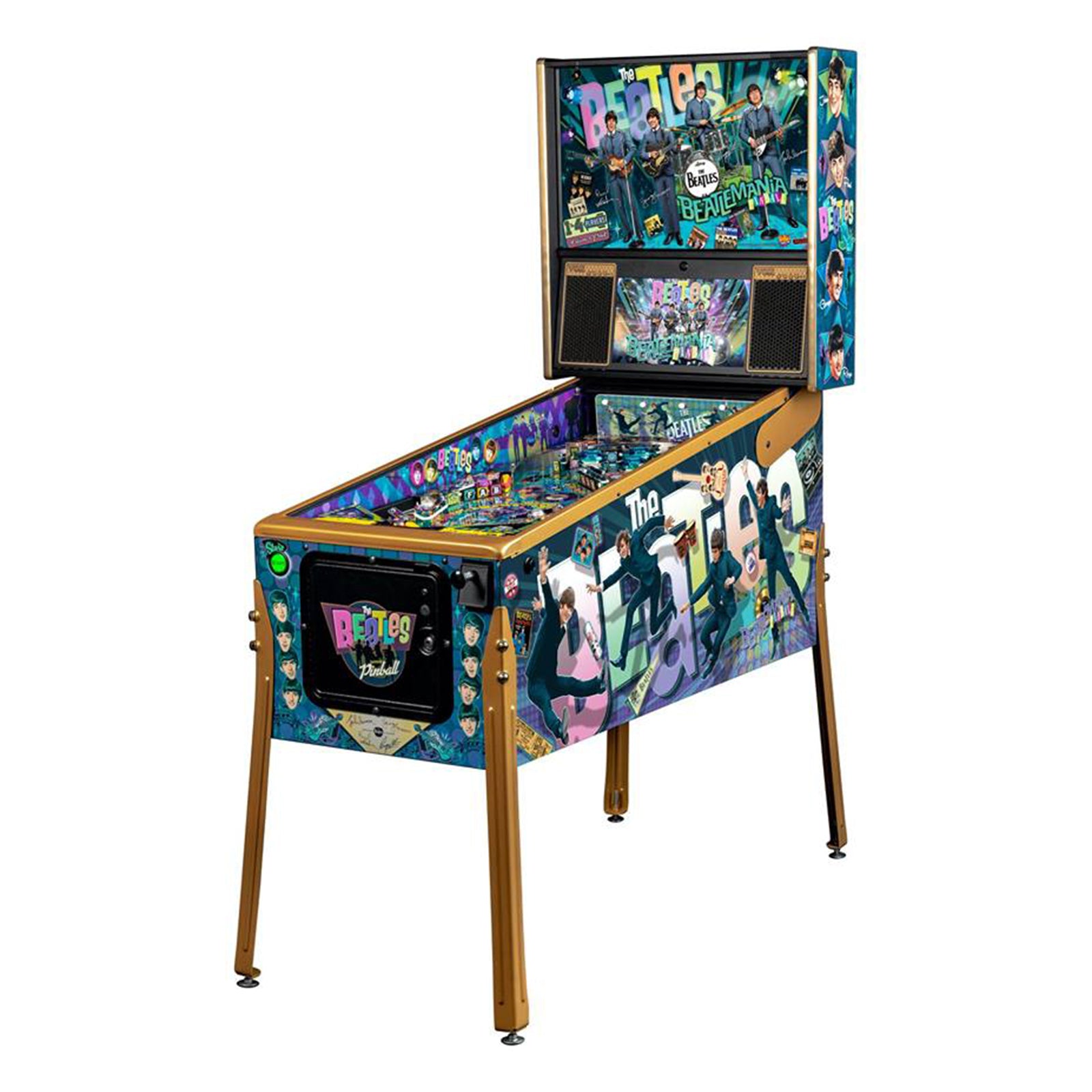 Nitro Pinball Sale Pinball Machine Stern BEATLES Gold