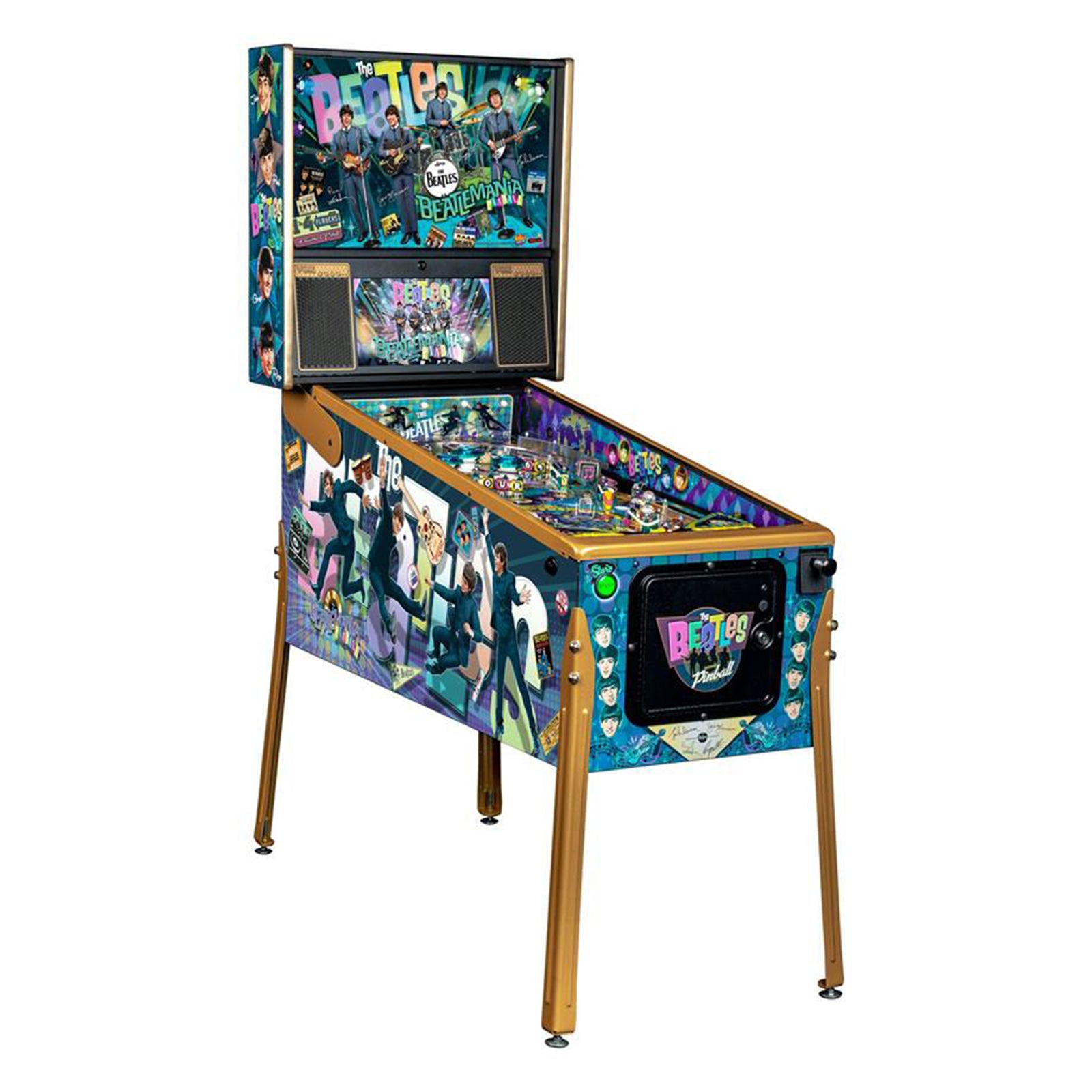 Nitro Pinball Sale Pinball Machine Stern BEATLES Gold