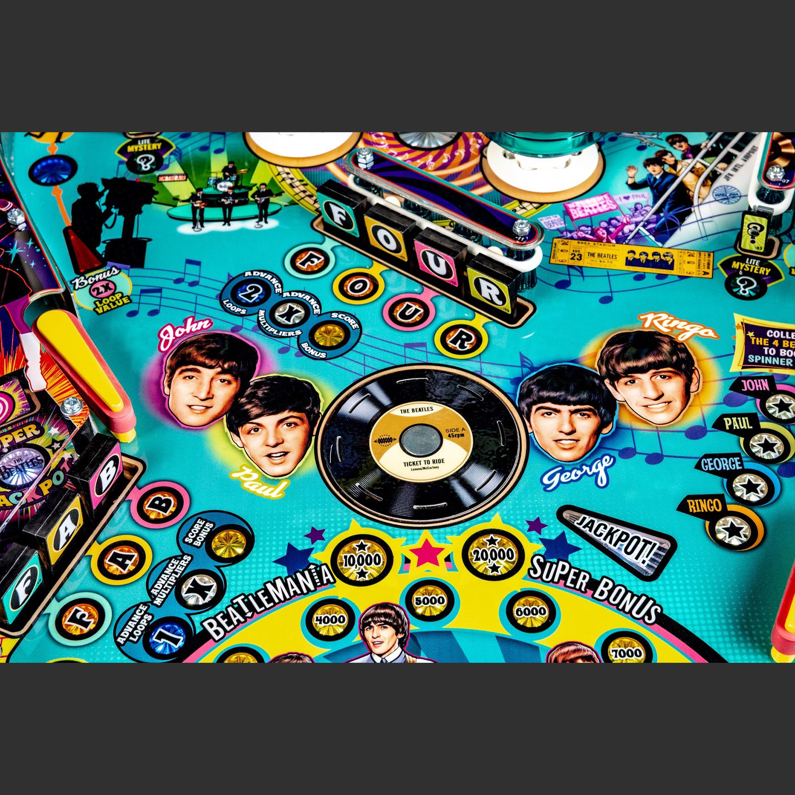 Nitro Pinball Sale Pinball Machine Stern BEATLES Gold
