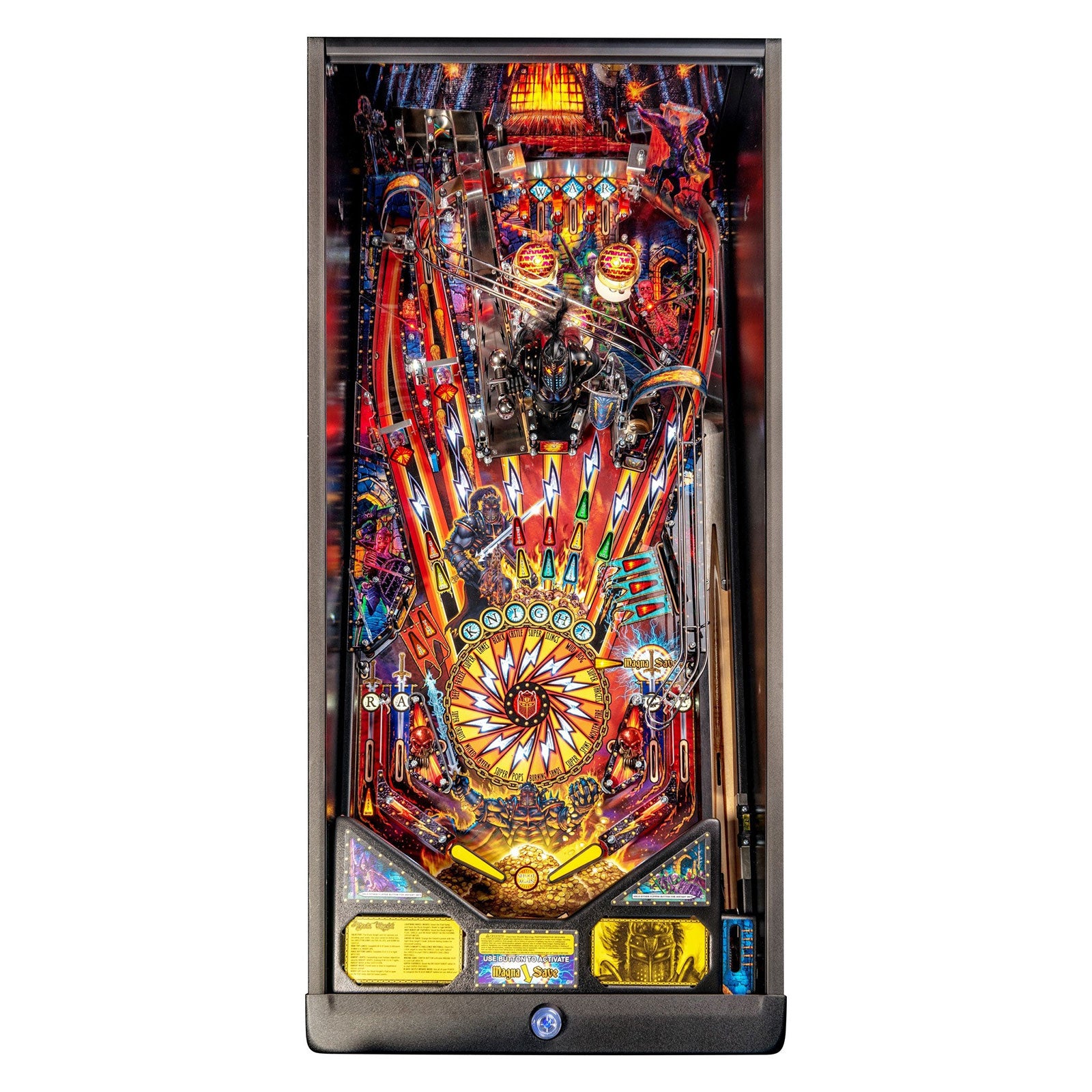 Nitro Pinball Sales Pinball Machine Stern Black Knight: Sword of Rage Pro Playfield