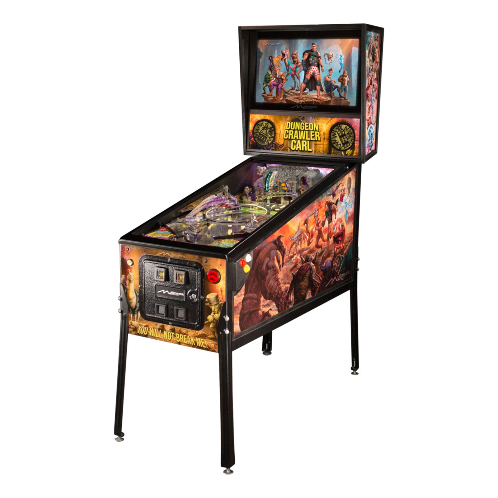 Nitro Pinball Sales - Dungeon Crawler Carl - P3 Multimorphic Pinball Machine