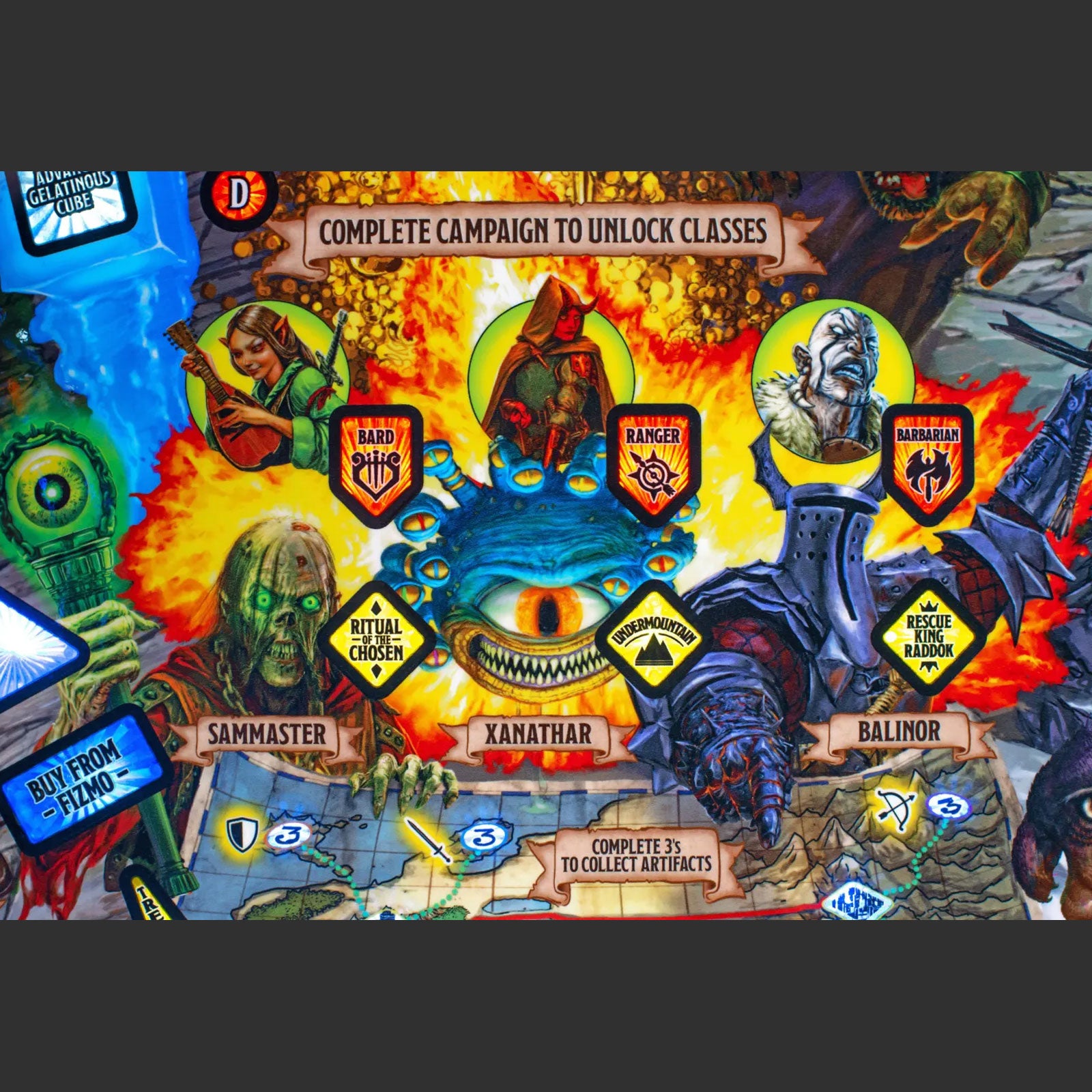 Nitro Pinball Sales Stern Pinball Machine Dungeons & Dragons: The Tyrant’s Eye PRO