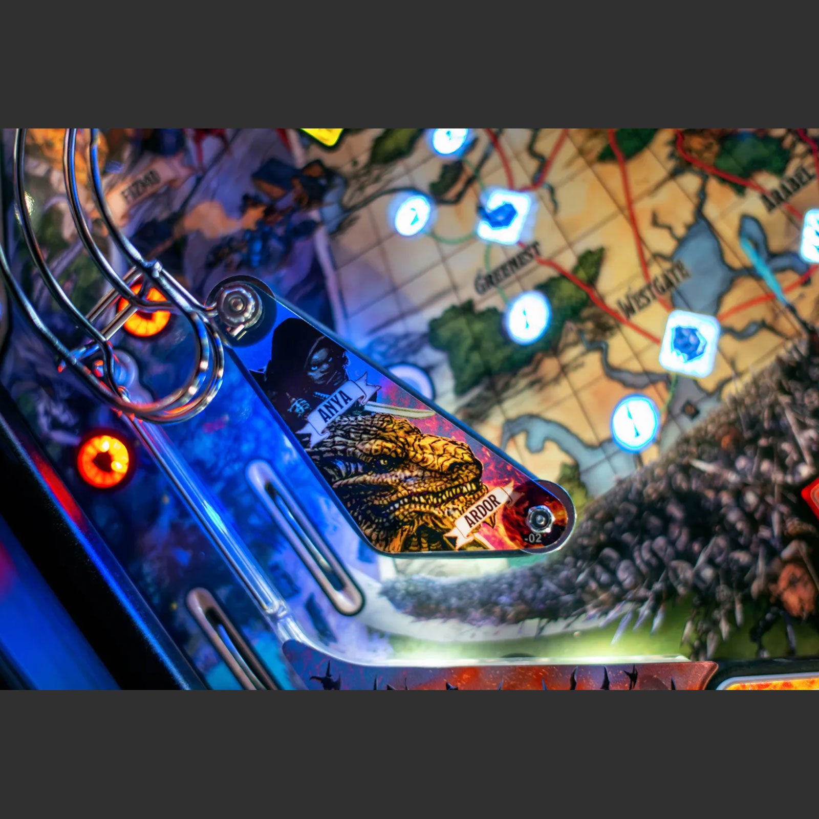 Nitro Pinball Sales Stern Pinball Machine Dungeons & Dragons: The Tyrant’s Eye PRO