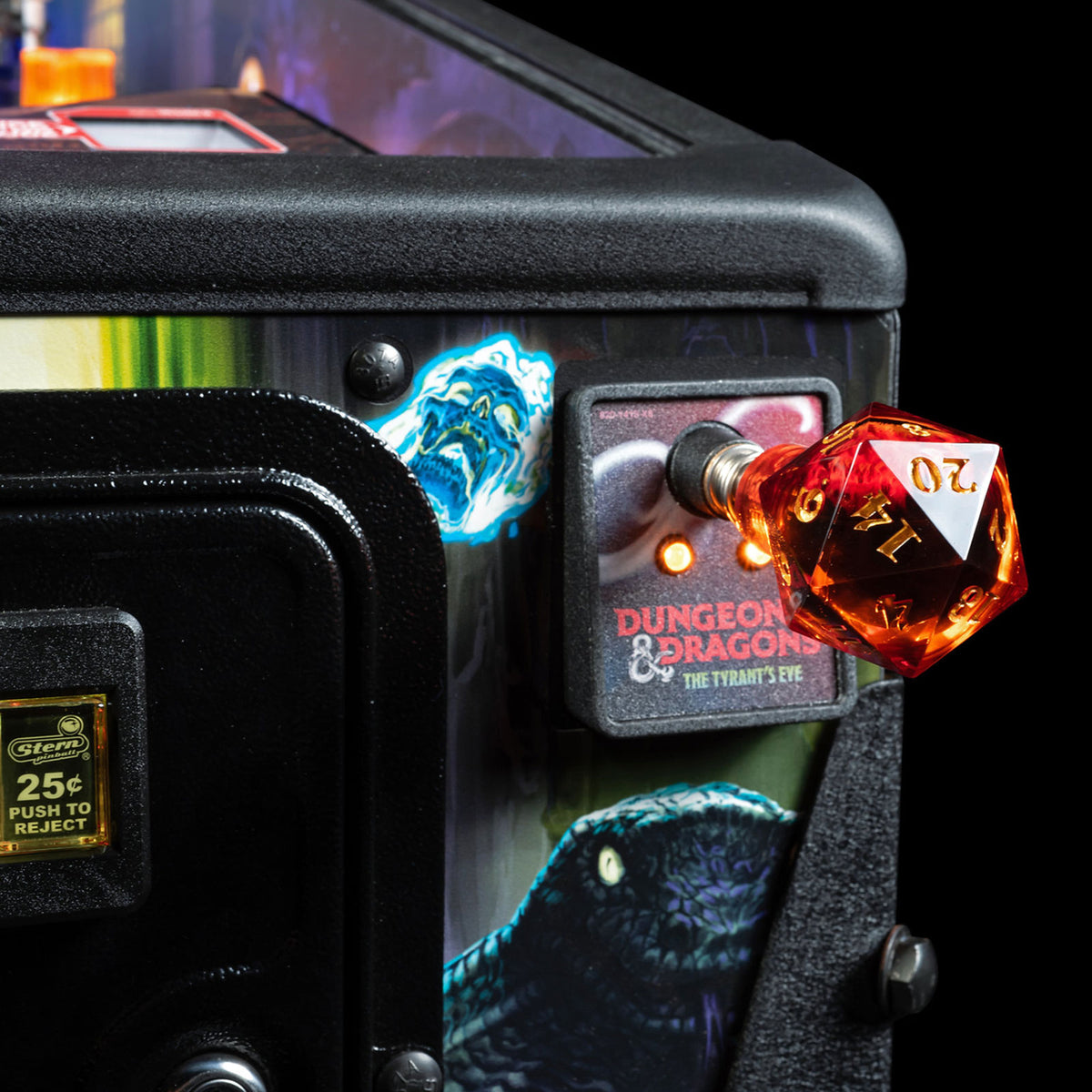 Nitro Pinball Sales Parts & Accessories Dungeons & Dragons Pinball Interactive Shooter Knob Stern Pinball