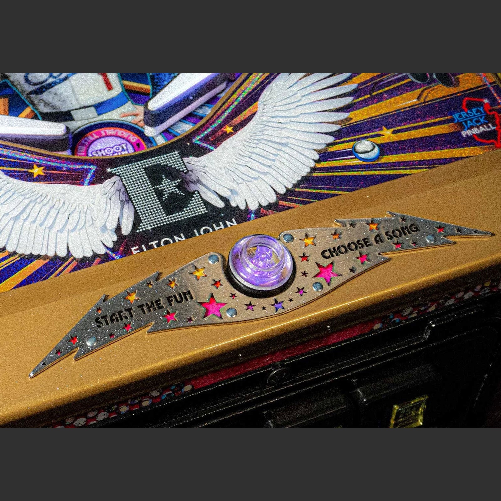 Nitro Pinball Sales Jersey Jack Pinball Machine ELTON JOHN Collector's Edition