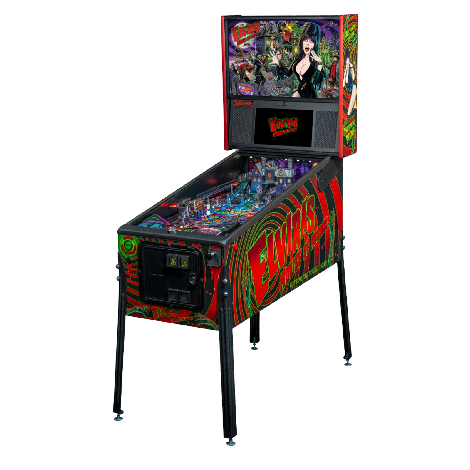 Nitro Pinball Sales Canada Stern Pinball Machine ELVIRA: House of Horrors: PREMIUM