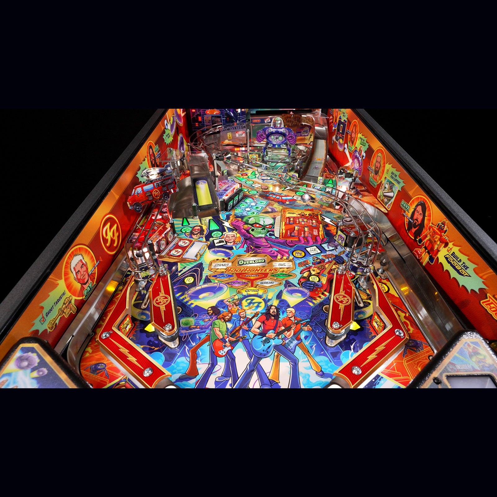 Nitro Pinball Sales Parts & Accessories FOO FIGHTERS INSIDE ART BLADES FOR PRO MODELS