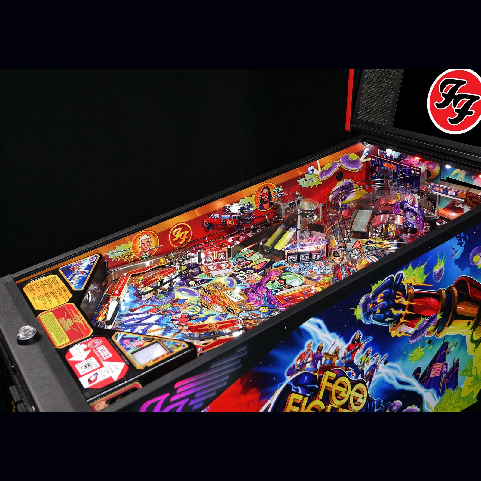Nitro Pinball Sales Parts & Accessories FOO FIGHTERS INSIDE ART BLADES FOR PRO MODELS