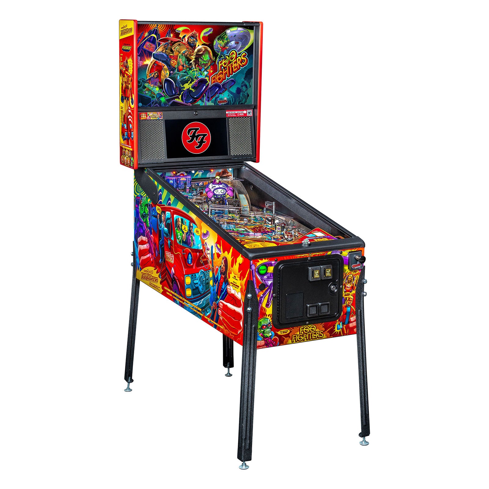 Nitro Pinball Sales Stern Pinball Machine Foo Fighters Premium