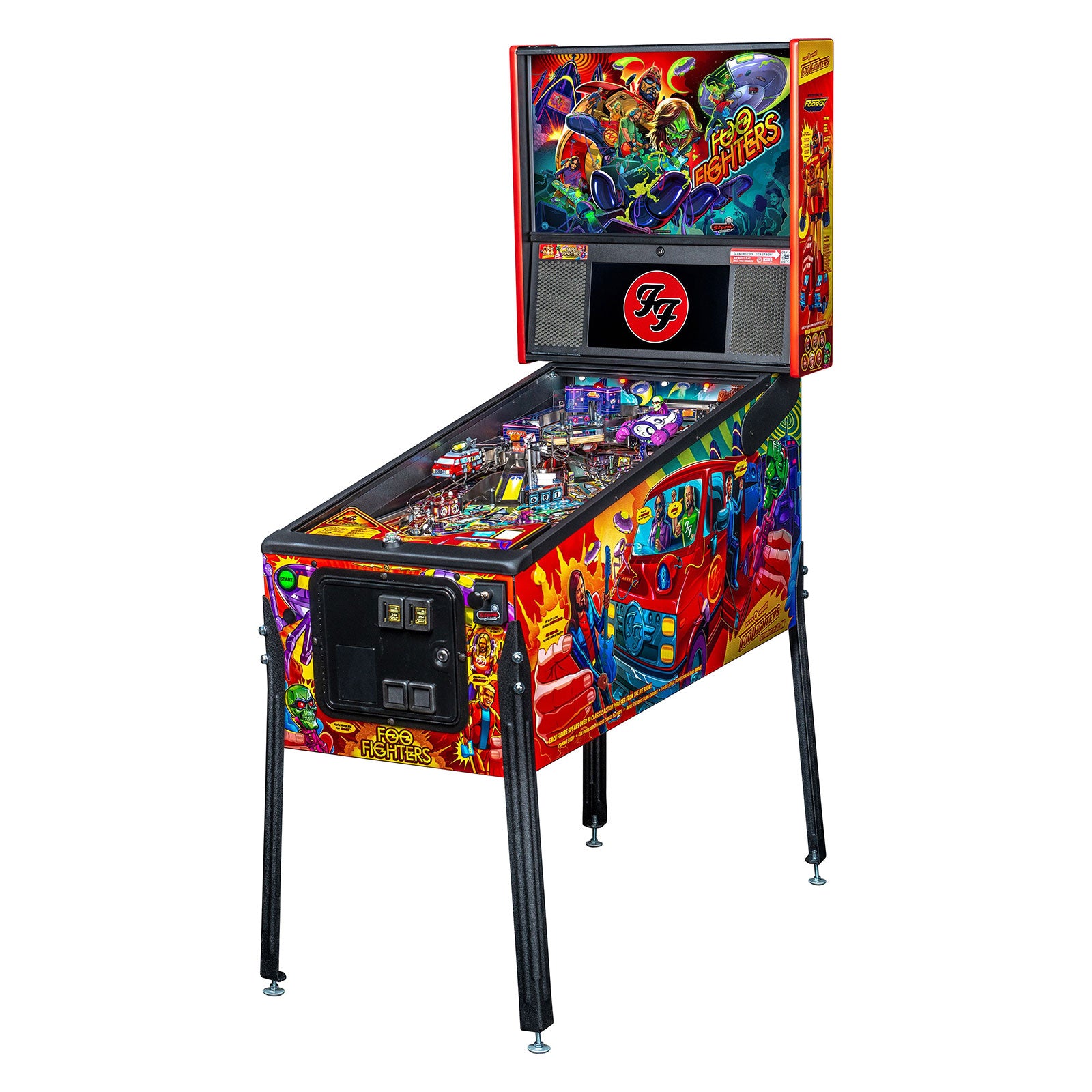 Nitro Pinball Sales Stern Pinball Machine Foo Fighters Premium