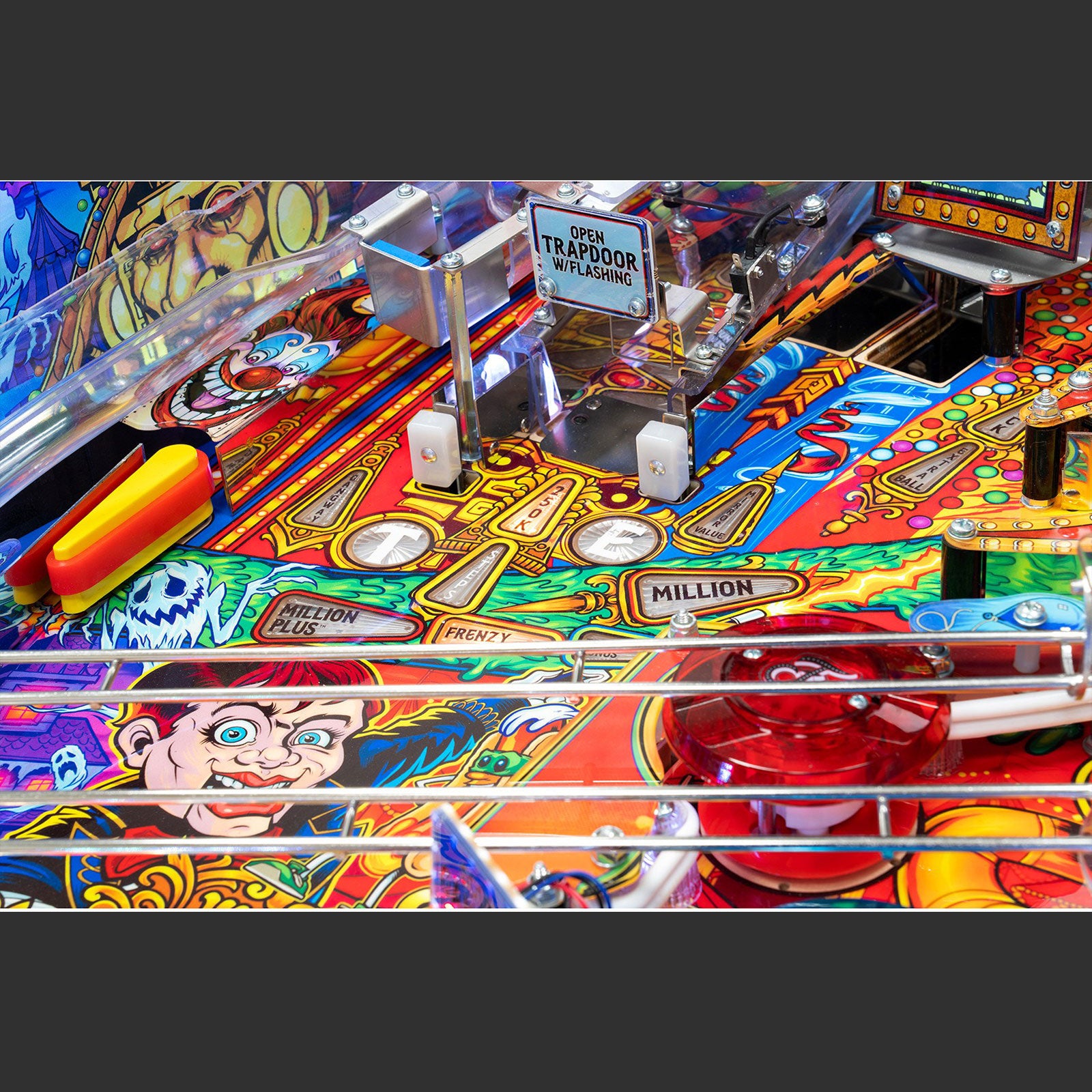 Nitro Pinball Sales Canada Pedretti Pinball Machine FunHouse Limited Edition Playfield