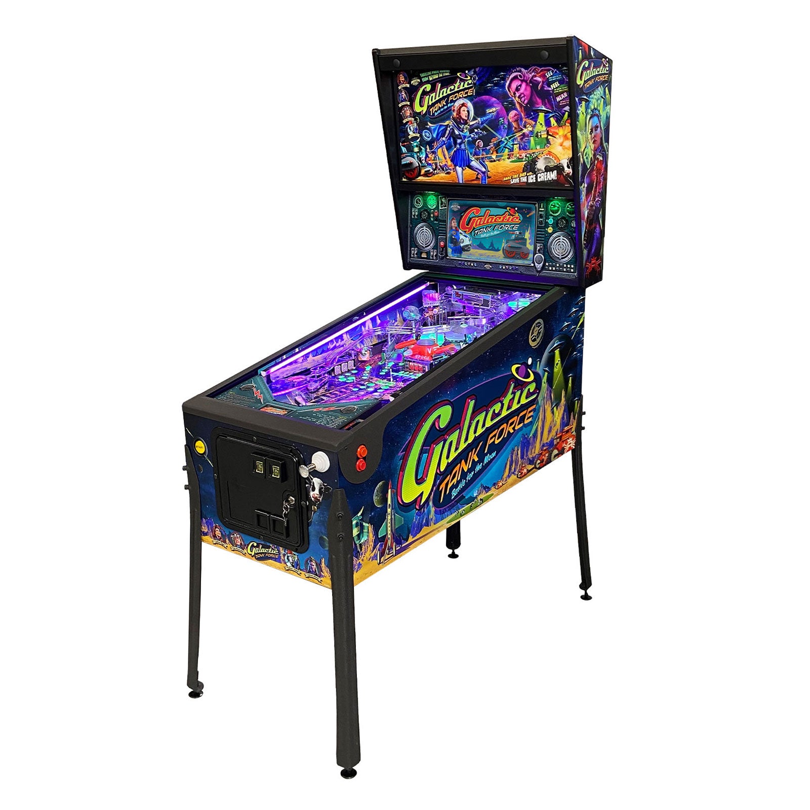 Nitro Pinball Sales American Pinball Machine GALACTIC TANK FORCE: DELUXE EDITION