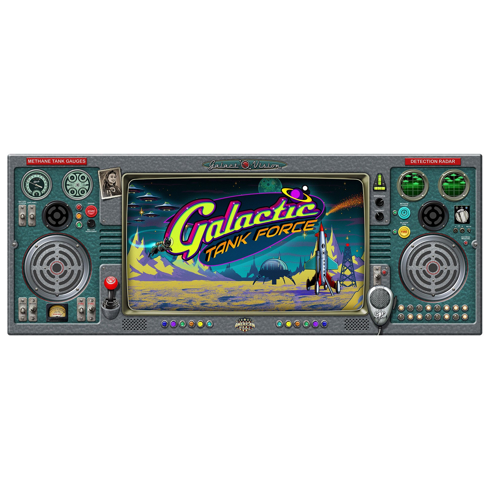 Nitro Pinball Sales American Pinball Machine GALACTIC TANK FORCE: DELUXE EDITION