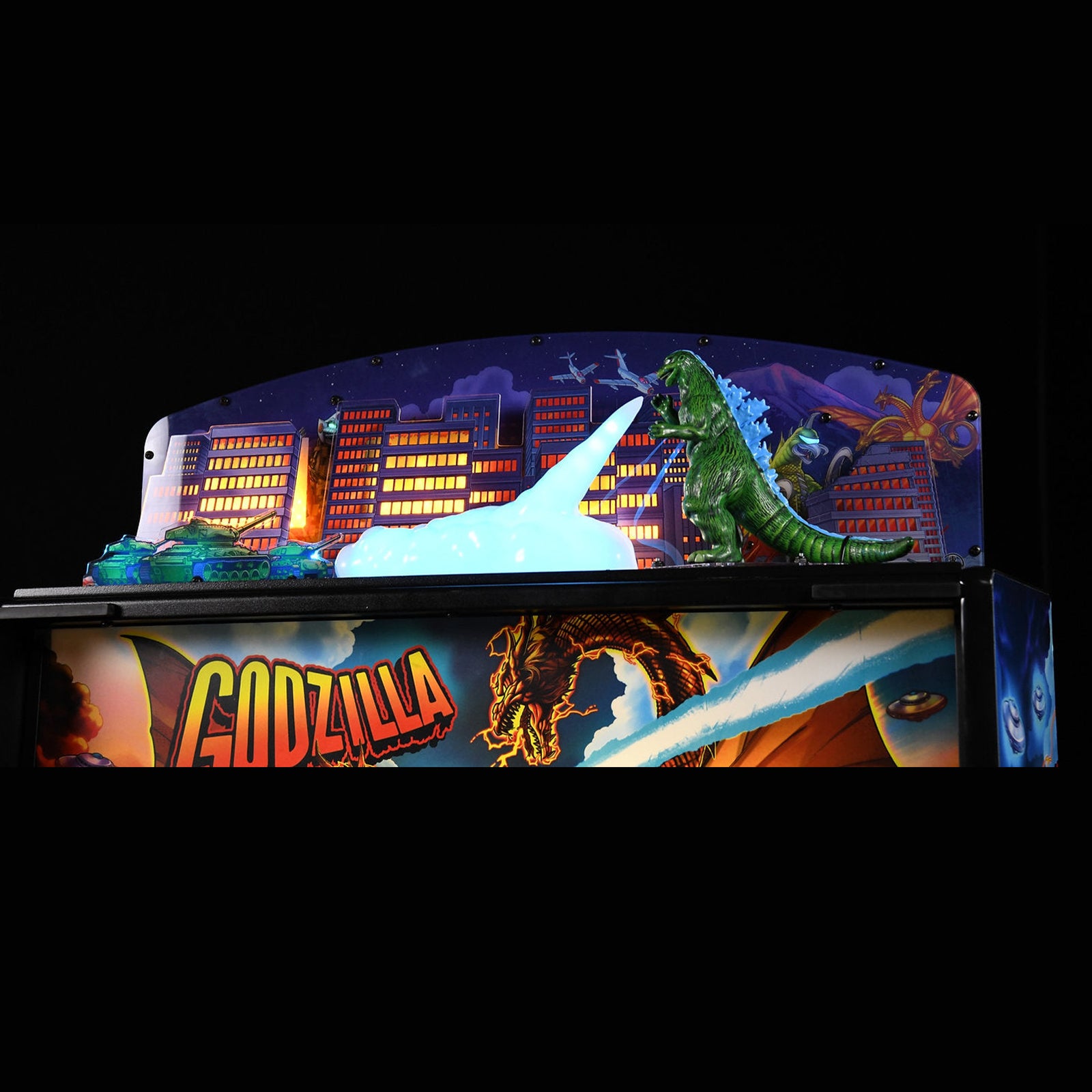 Nitro Pinball Sales Canada Stern Accessories GODZILLA "Heat Ray Destruction" Pinball Topper