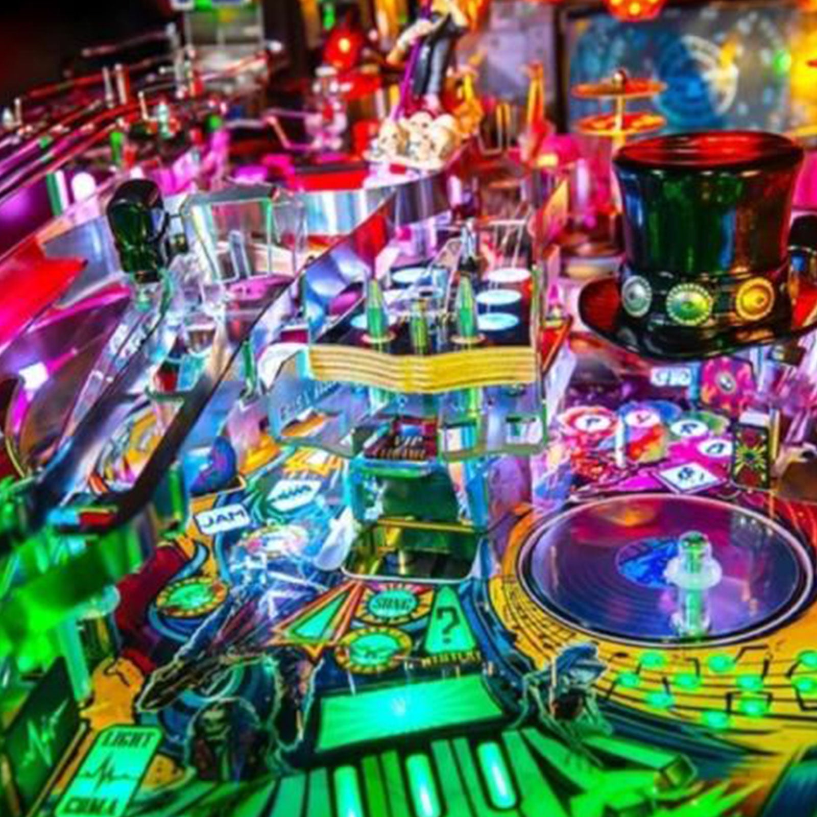Nitro Pinball Sales GUNS N' ROSES Limited Edition Jersey Jack Pinball Machine