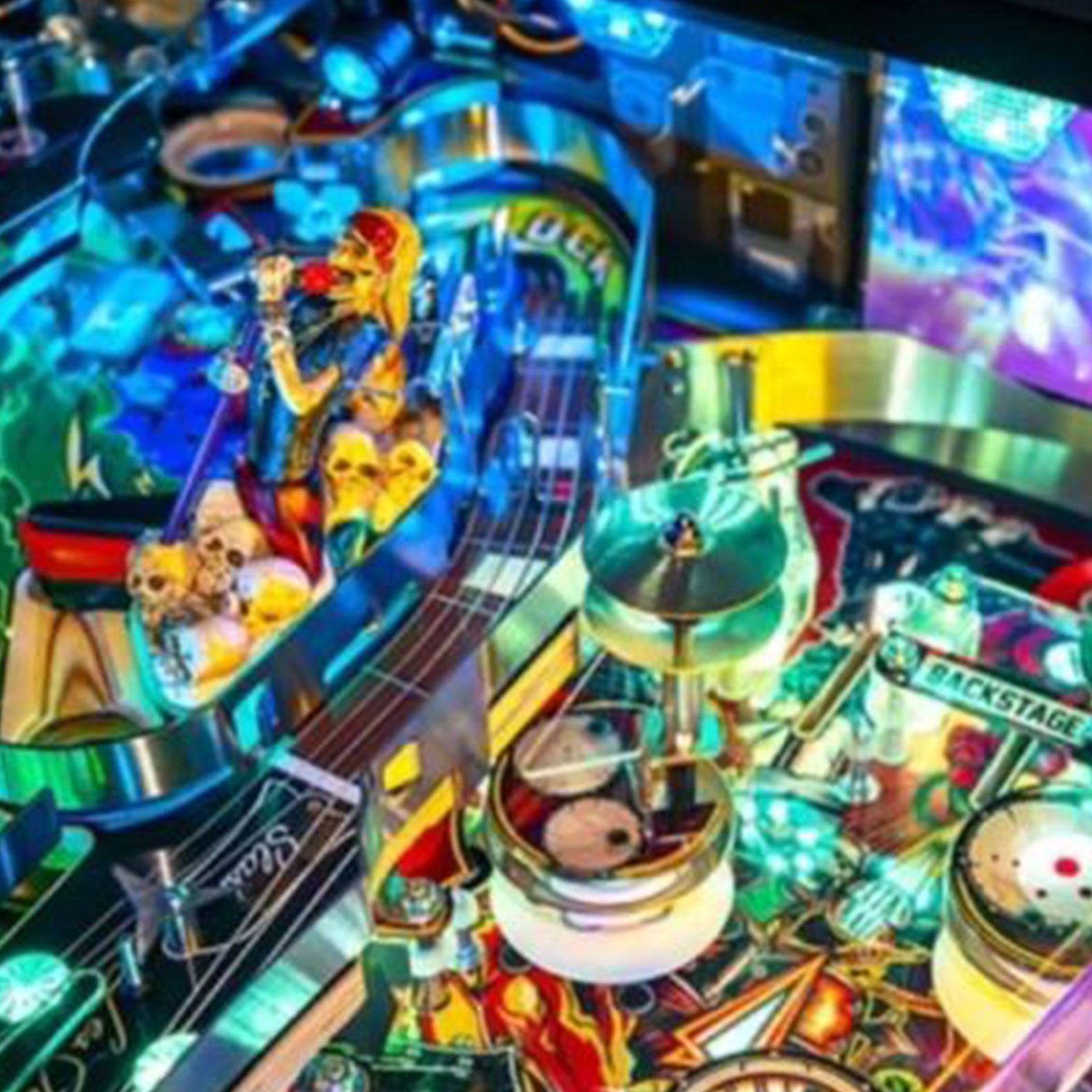 Nitro Pinball Sales GUNS N' ROSES Limited Edition Jersey Jack Pinball Machine