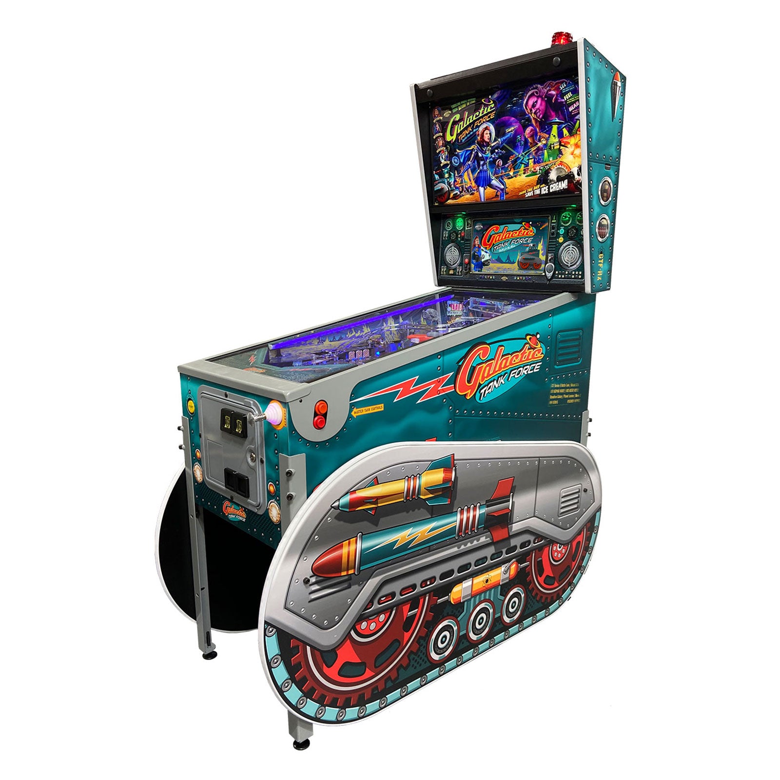 Nitro Pinball Sales American Pinball Galactic Tank Force Pinball Machine Limited Edition