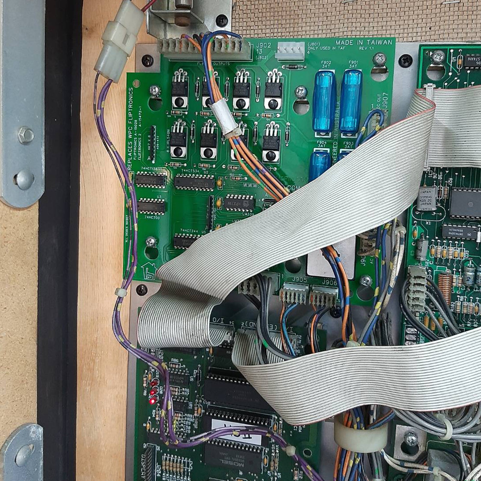 Nitro Pinball Machines Sales Parts and Accessories Homepin - Fliptronics Driver Board 1 & 2 Replacement: WMS A-15028 / A-15472-1