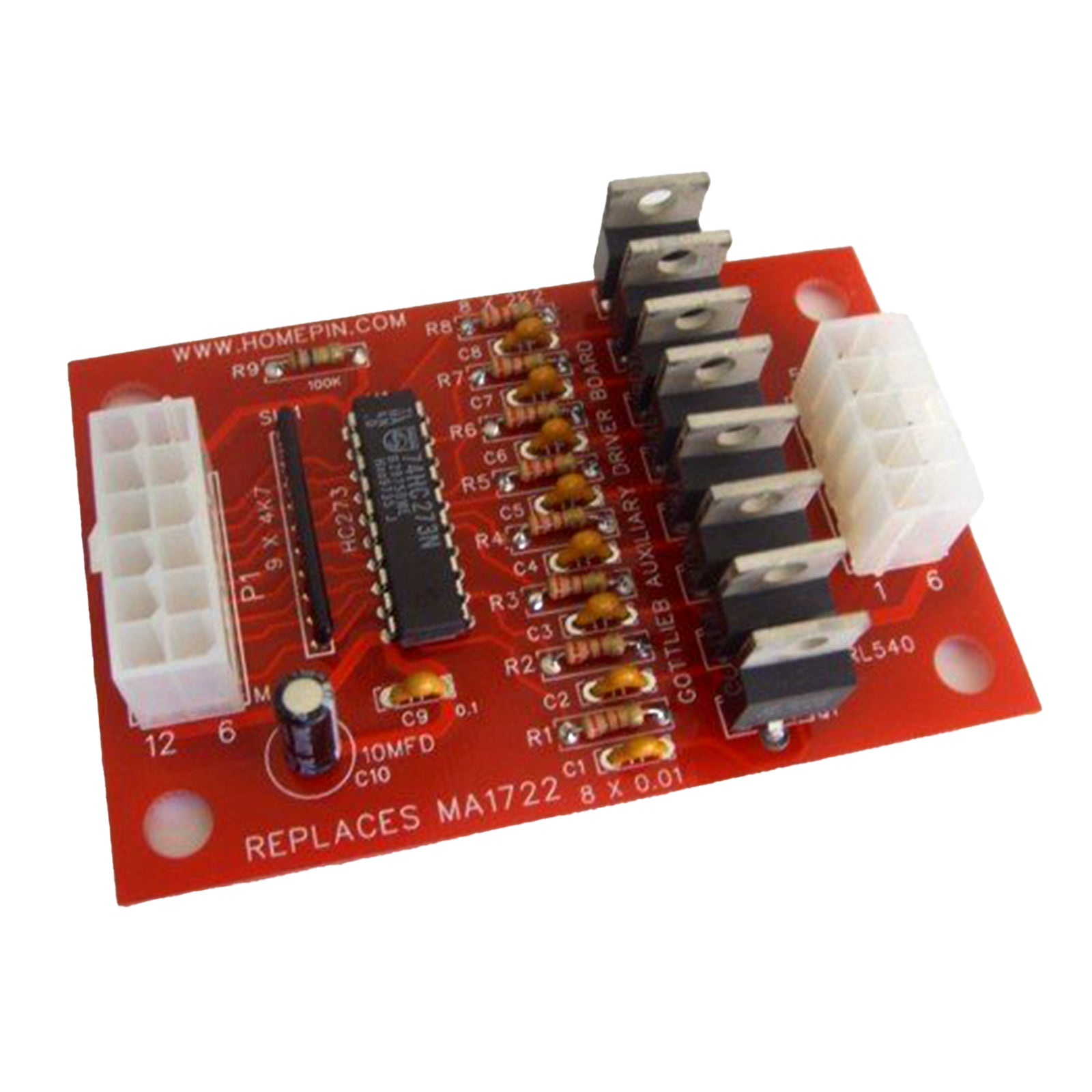 Nitro Pinball Machines Sales Parts and Accessories Homepin - Gottlieb / Premier System 3 Auxiliary Driver Board: MA-1722