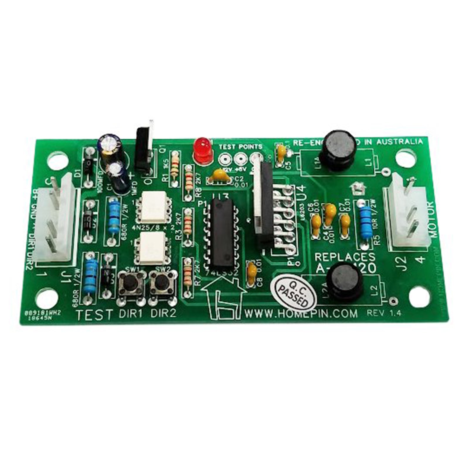 Nitro Pinball Machines Sales Parts and Accessories Homepin - Motor Drive Replacement Board for WMS/Bally Machines: WMS A-16120