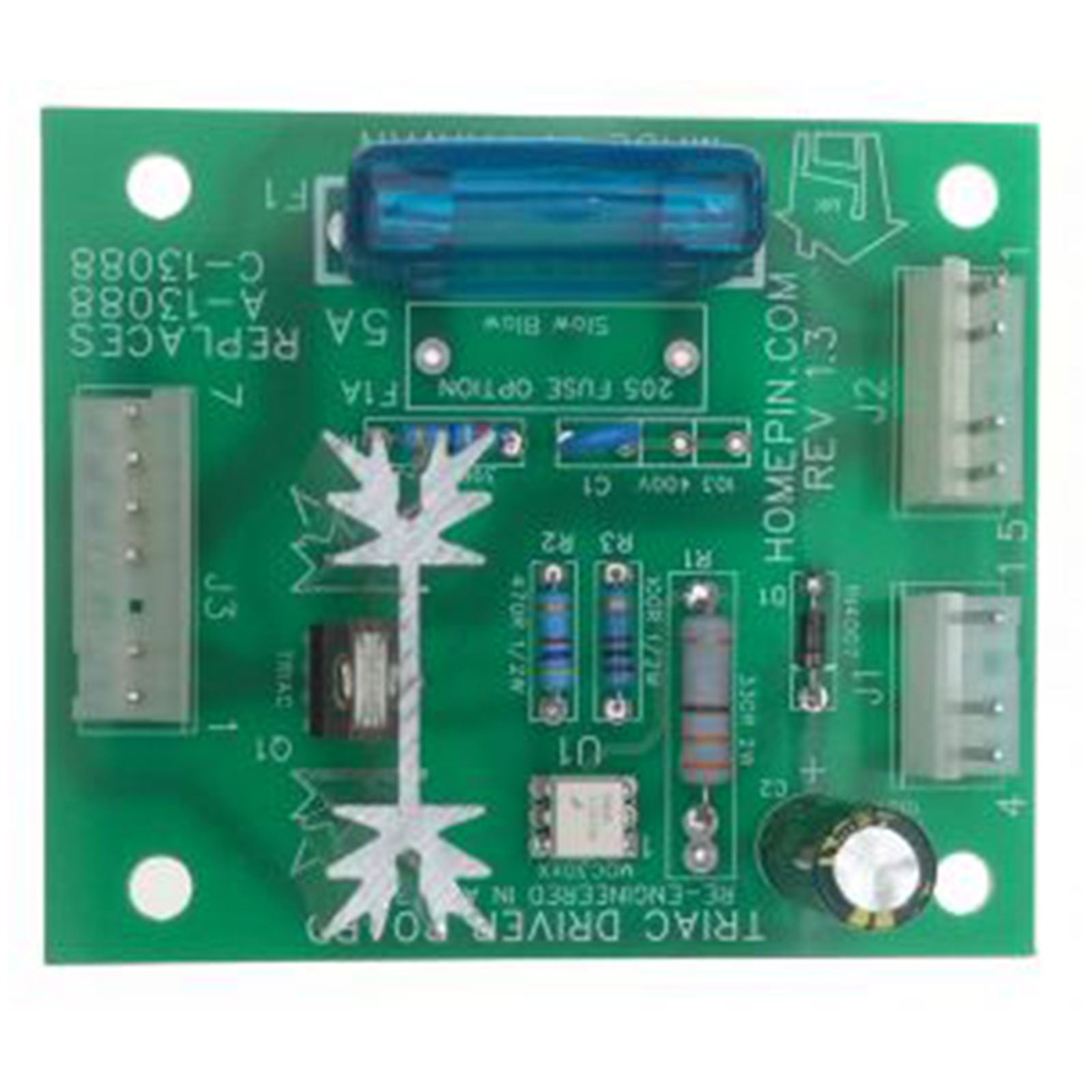 Nitro Pinball Sales Parts and Accessories Homepin - Triac Driver Board: WMS A-13088 / C-13088