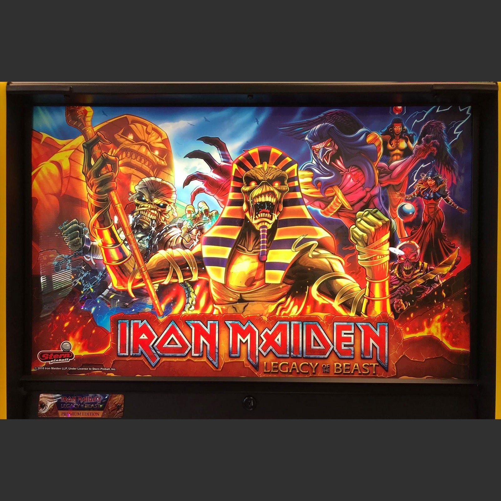Nitro Pinball Sales Stern Pinball Machine IRON MAIDEN: Legacy of the Beast Premium