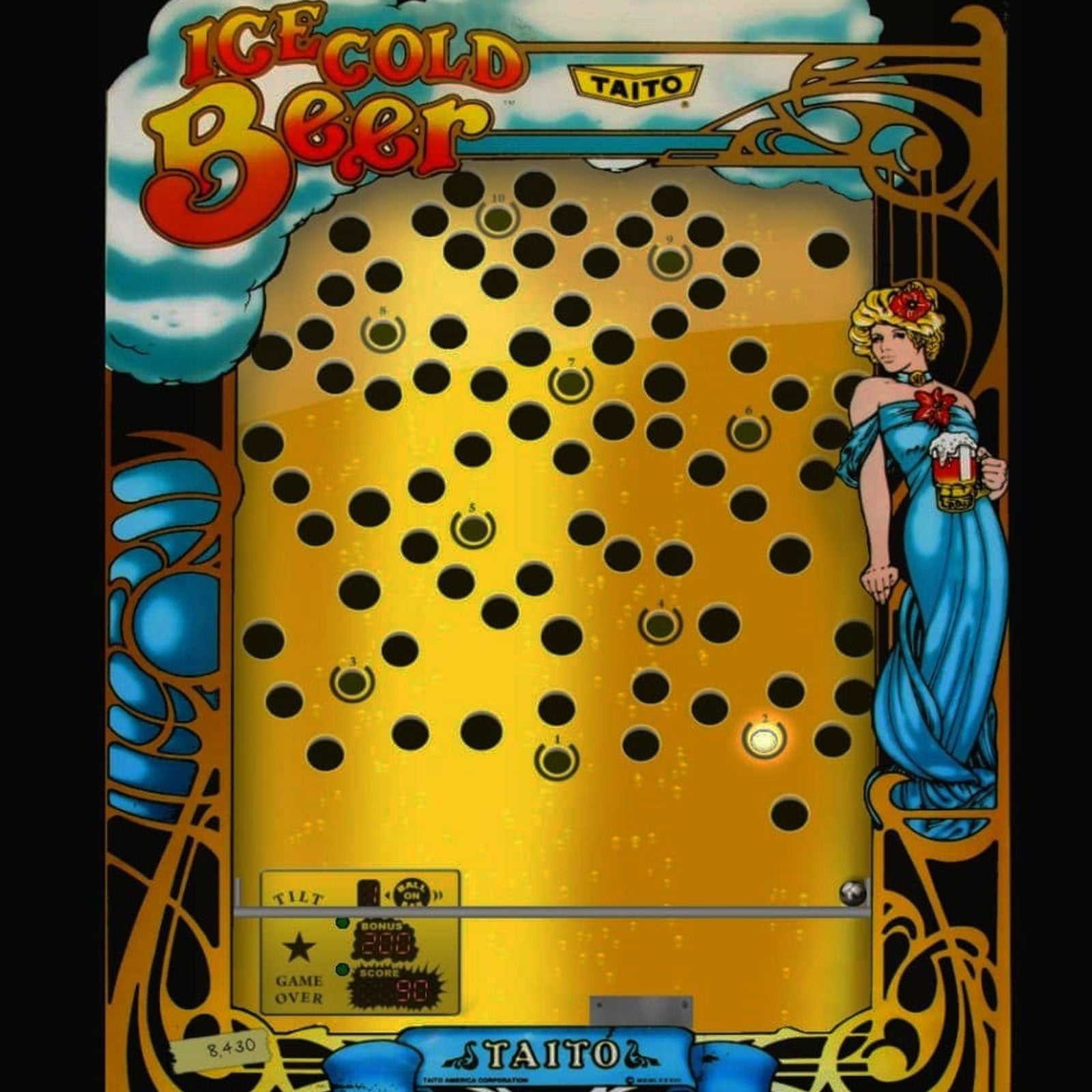 Nitro Pinball Sales Arcade Games - Ice Cold Beer Taito Retro Arcade Remake