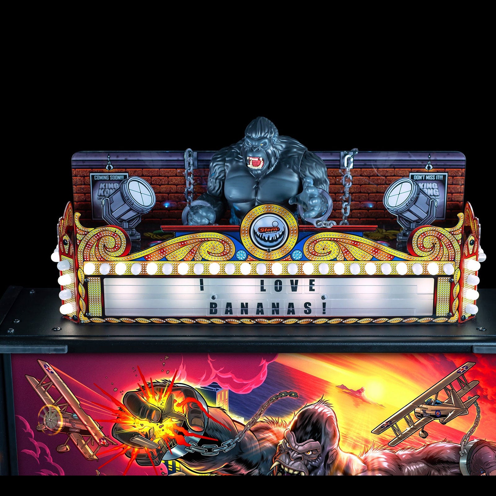 Nitro Pinball Sales Parts & Accessories King Kong Pinball Topper