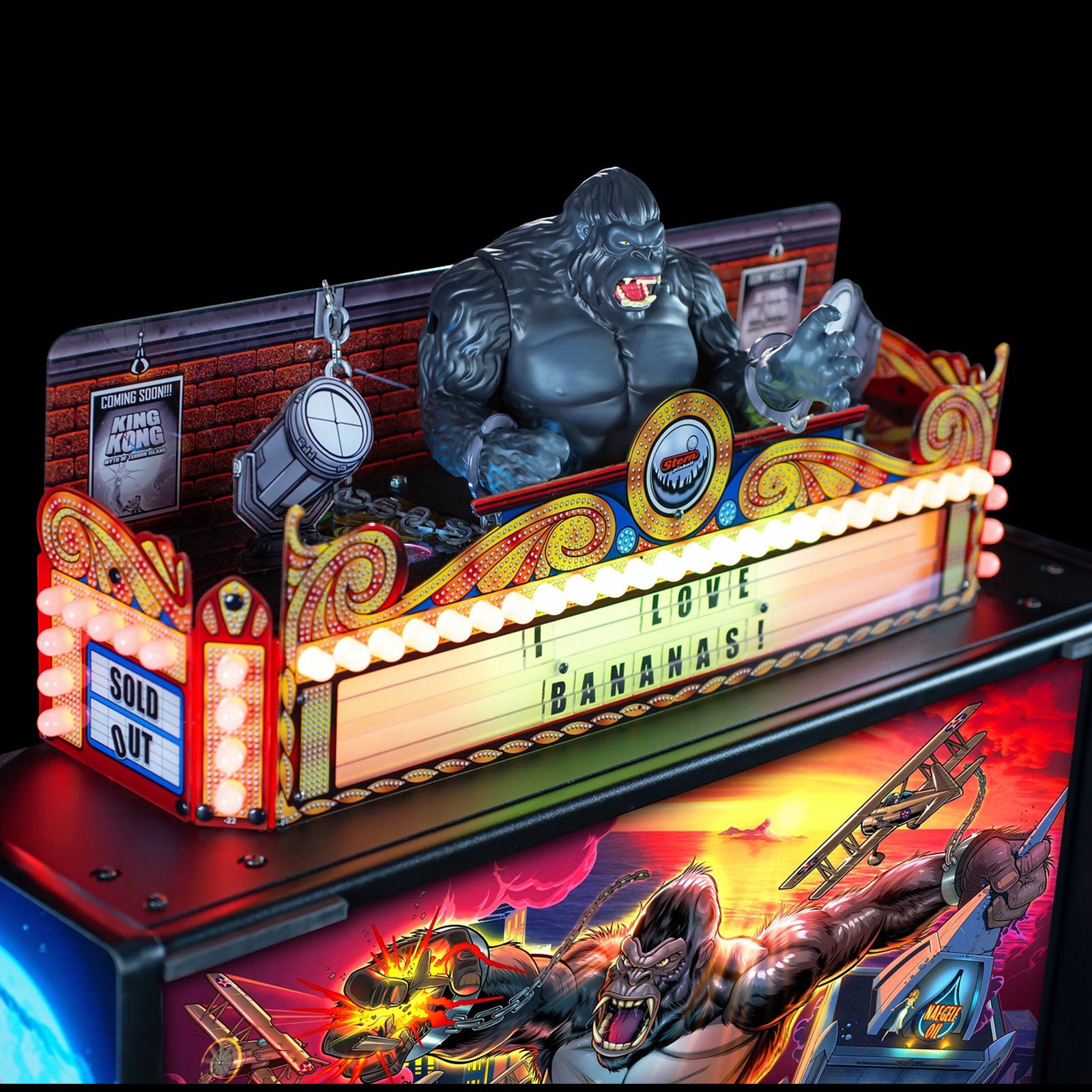 Nitro Pinball Sales Parts & Accessories King Kong Pinball Topper