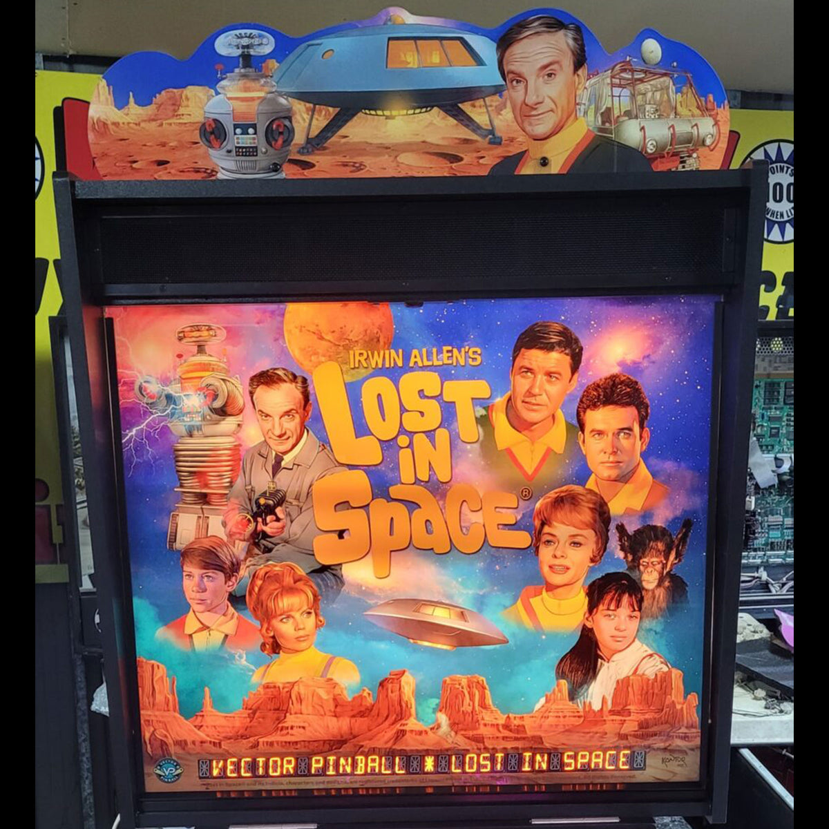 Nitro Pinball Sales LOST IN SPACE The Pinball Adventure Vector Pinball - Pinball Machine