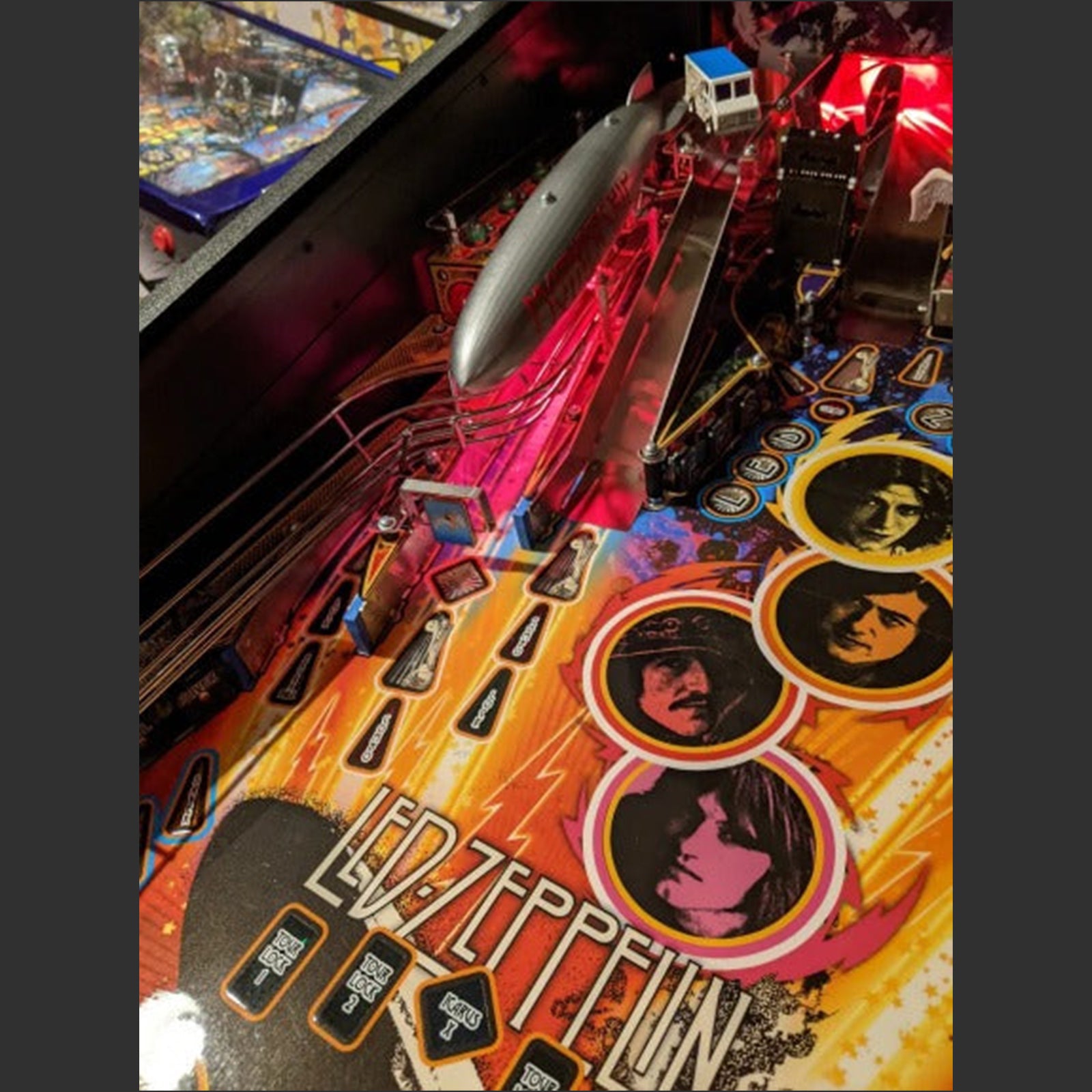 Nitro Pinball Sales Canada Stern Accessories Led Zeppelin Pinball RGB Combo w/Mothership Decal