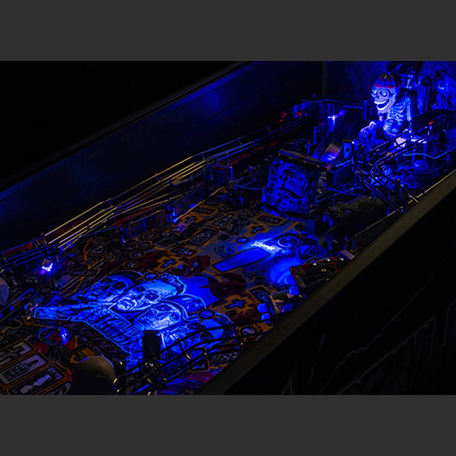 Nitro Pinball Canada Sales Stern Metallica Remastered Premium Pinball Machine Playfield