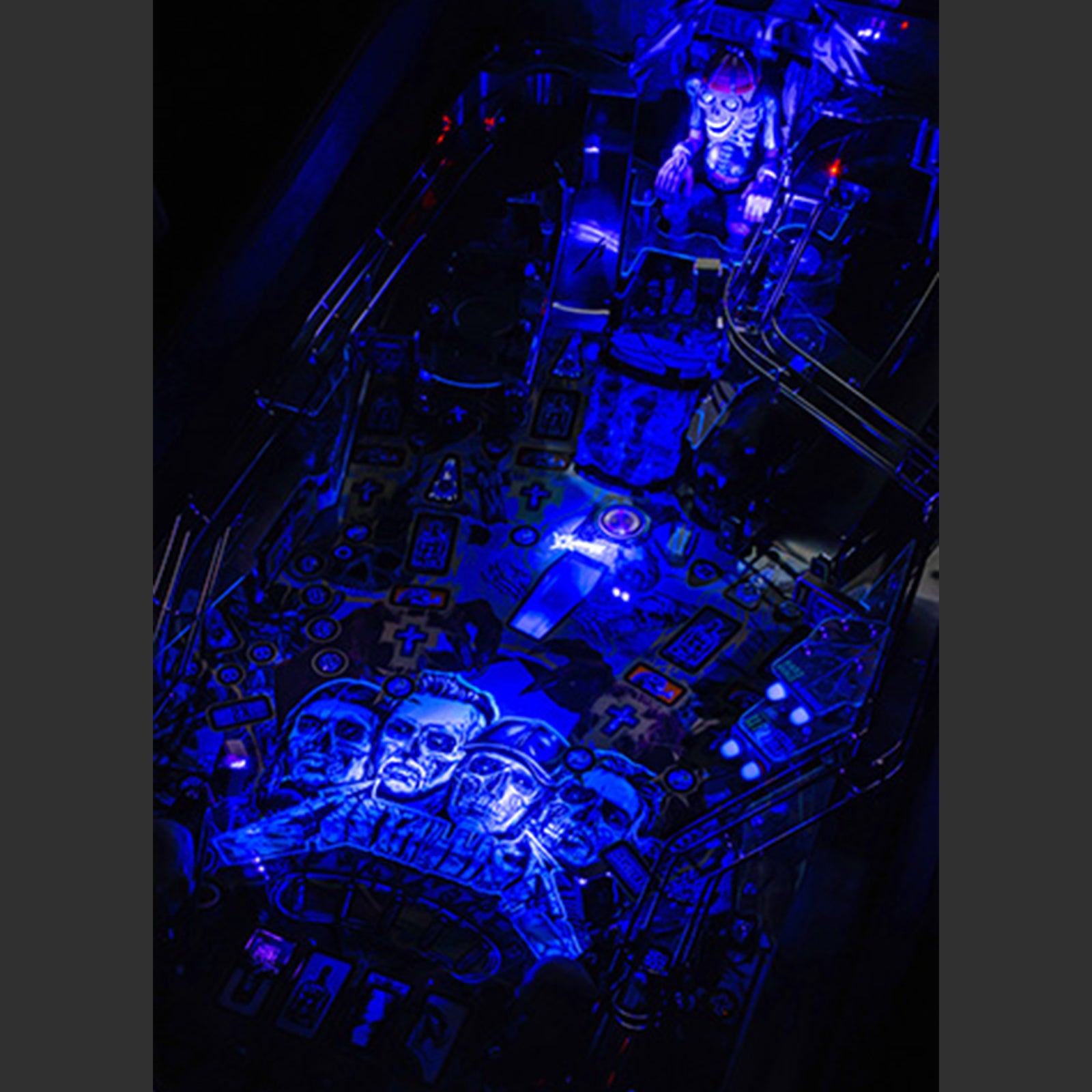 Nitro Pinball Canada Sales Stern Metallica Remastered Premium Pinball Machine Playfield