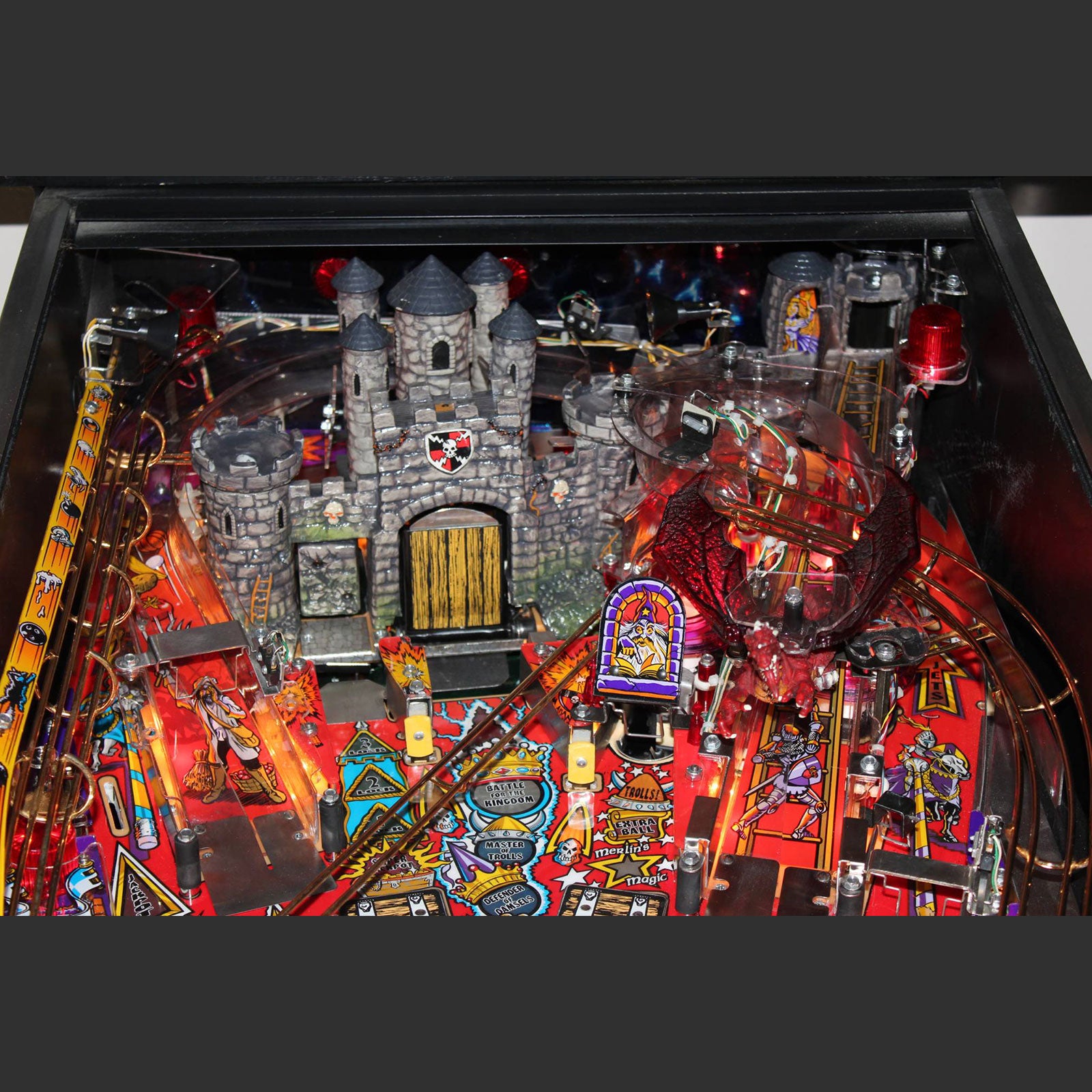 Nitro Pinball Sales Pinball Machine Medieval Madness Remake: MERLIN EDITION