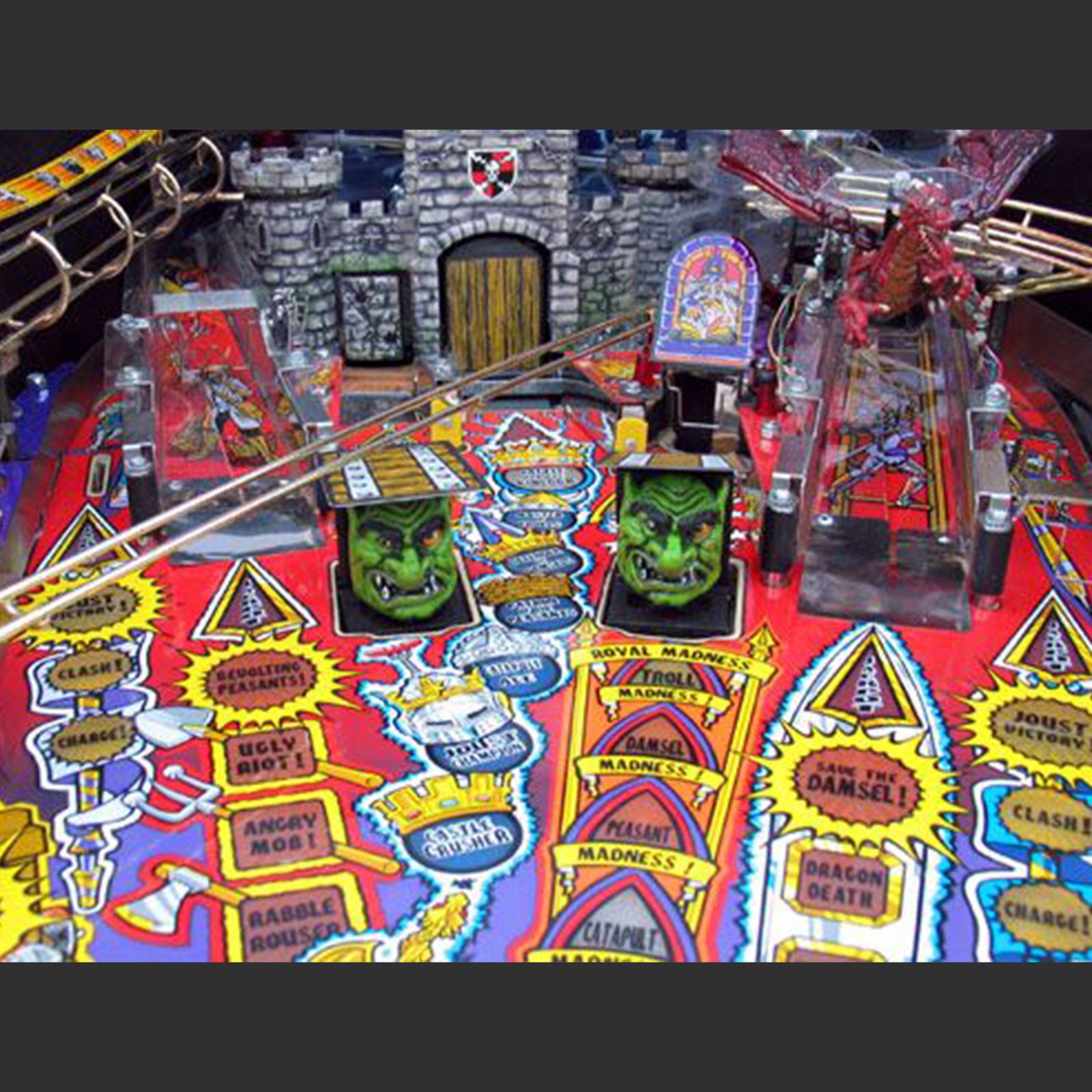 Nitro Pinball Sales Pinball Machine Medieval Madness Remake: MERLIN EDITION