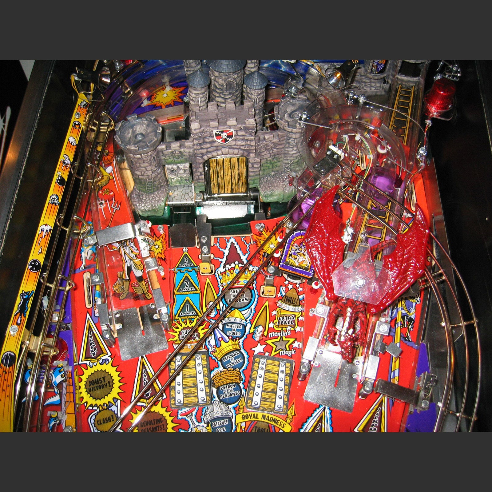 Nitro Pinball Sales Pinball Machine Medieval Madness Remake: MERLIN EDITION