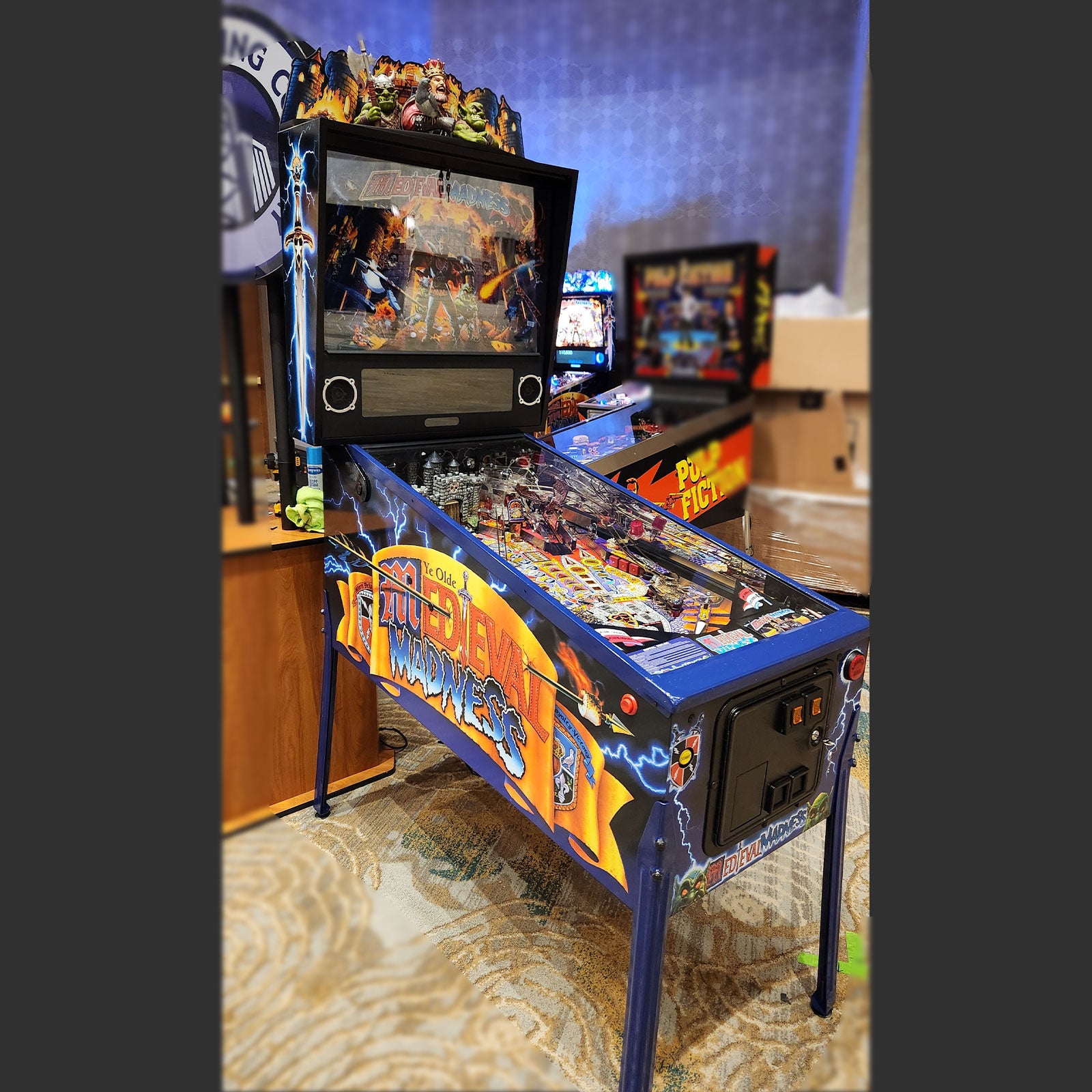 Nitro Pinball Sales Pinball Machine Medieval Madness Remake: MERLIN EDITION