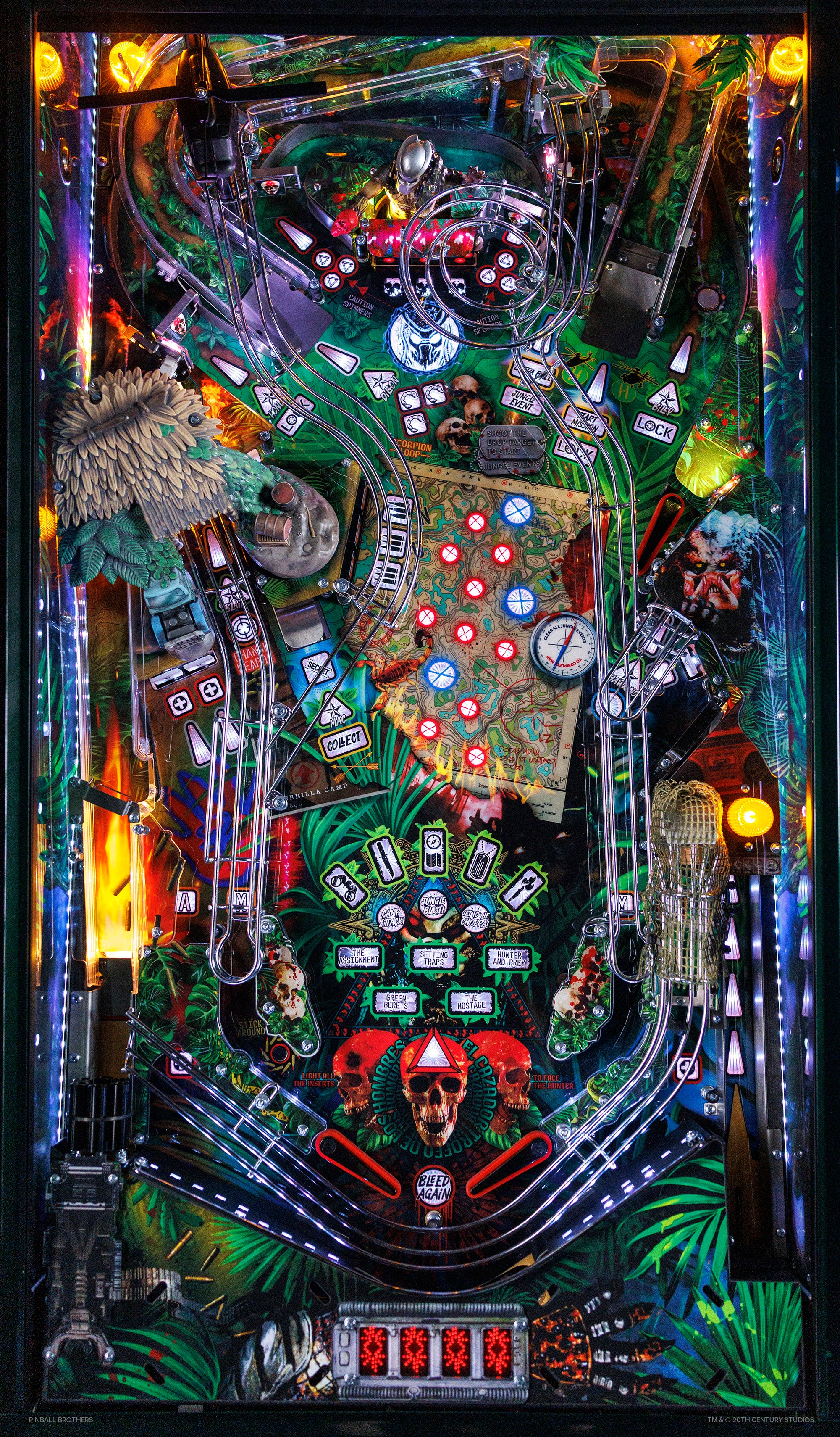 Nitro Pinball Sales Parts & Accessories The Predator Trophy Edition Pinball Machine