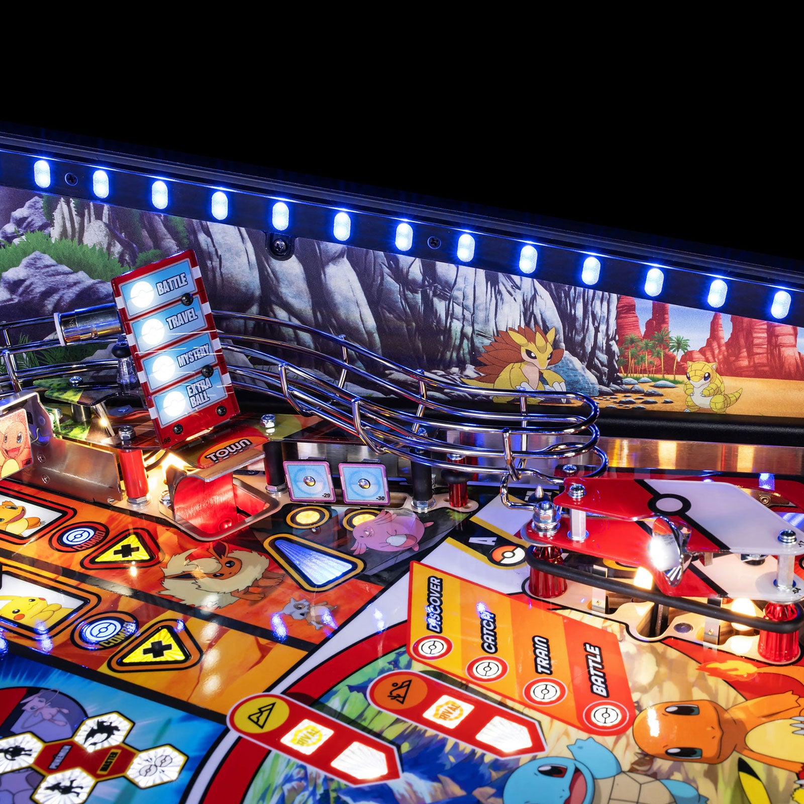 Nitro Pinball Sales Parts & Accessories - Pokemon Pinball Interior Art Blades - Stern Pinball